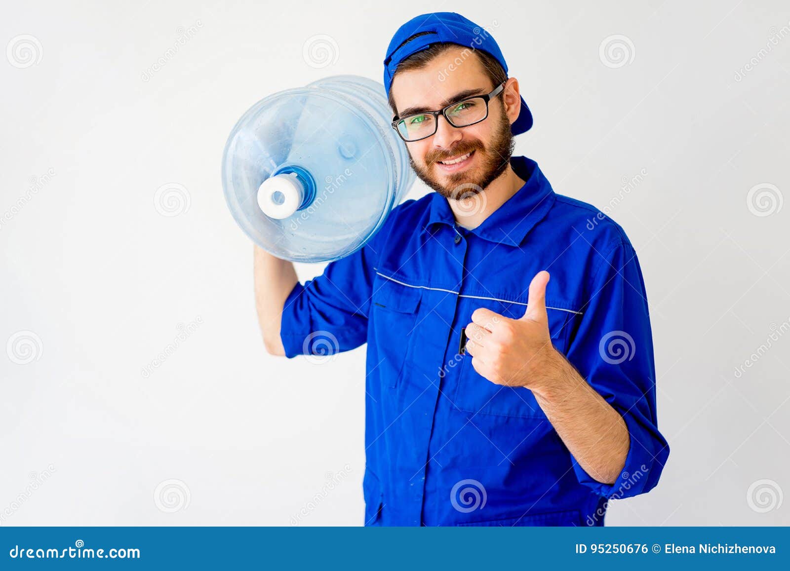 Water delivery service stock photo. Image of carrying 95250676