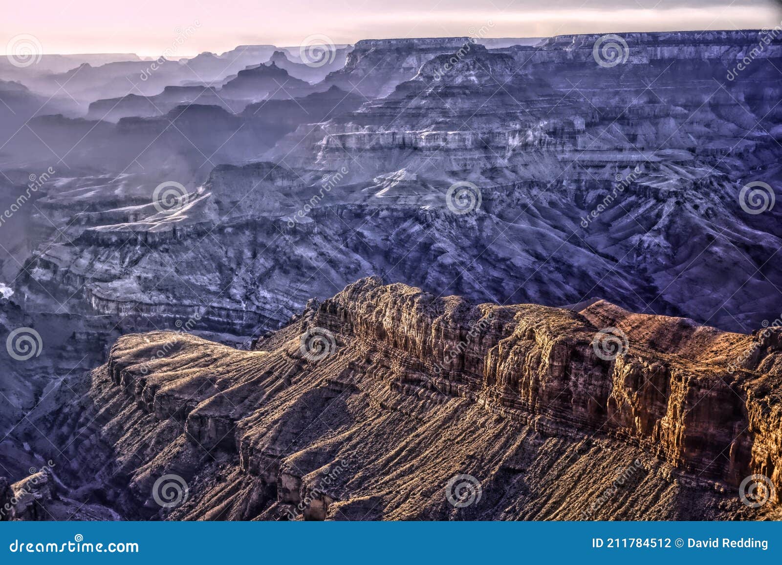 Layers of Erosion in the Grand Canyon Stock Photo Image of change