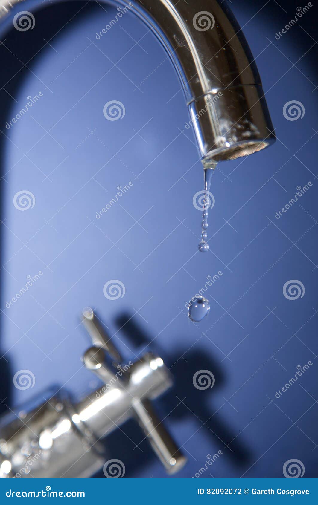 Water dripping from tap stock photo. Image of close, closeup 82092072