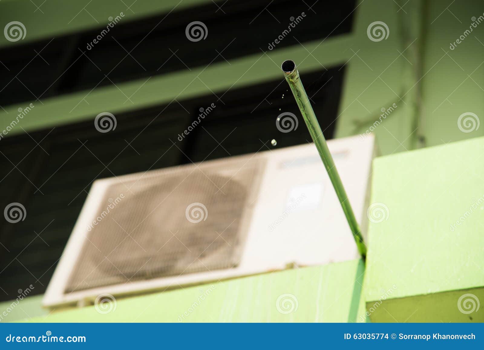 Water Dripping from Air Duct Stock Photo Image of equipment