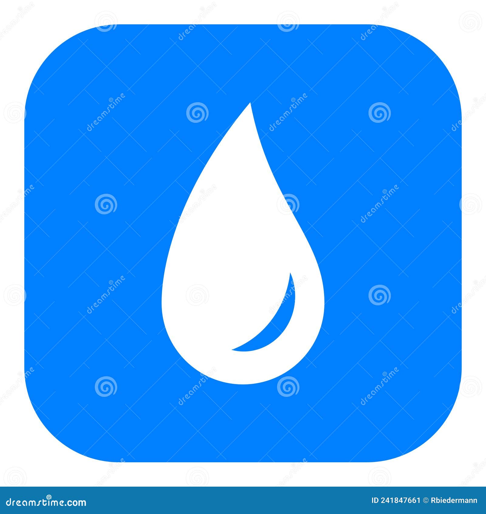 Water drop and app icon stock vector. Illustration of icon 241847661