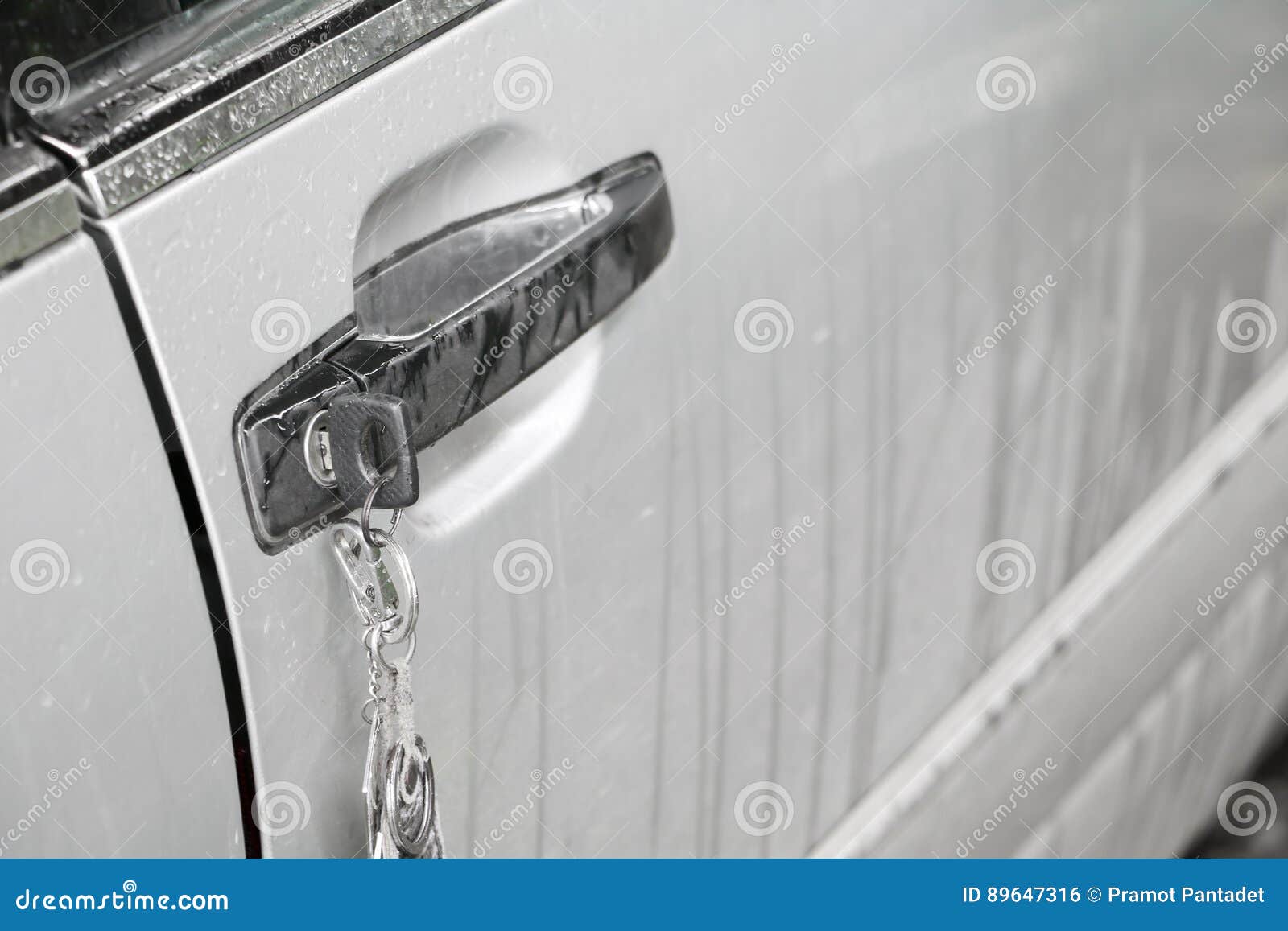 Water drop on car wash stock photo. Image of looking 89647316