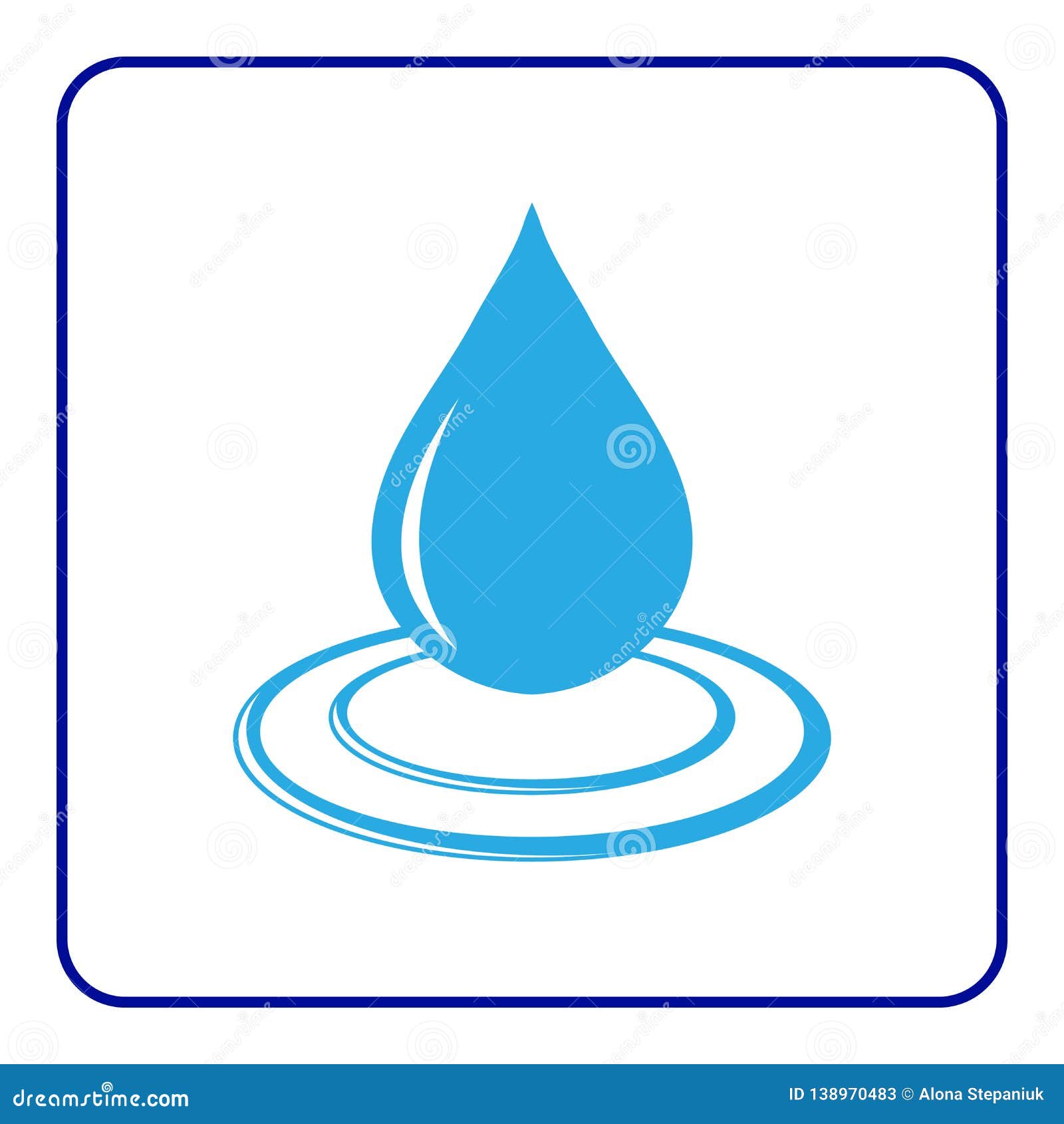 Water Drop Icon With Wave 6 Stock Vector Illustration Of Droplet Abstract Water Drop Icon With Wave 6 Stock Vector Illustration Of Droplet Abstract