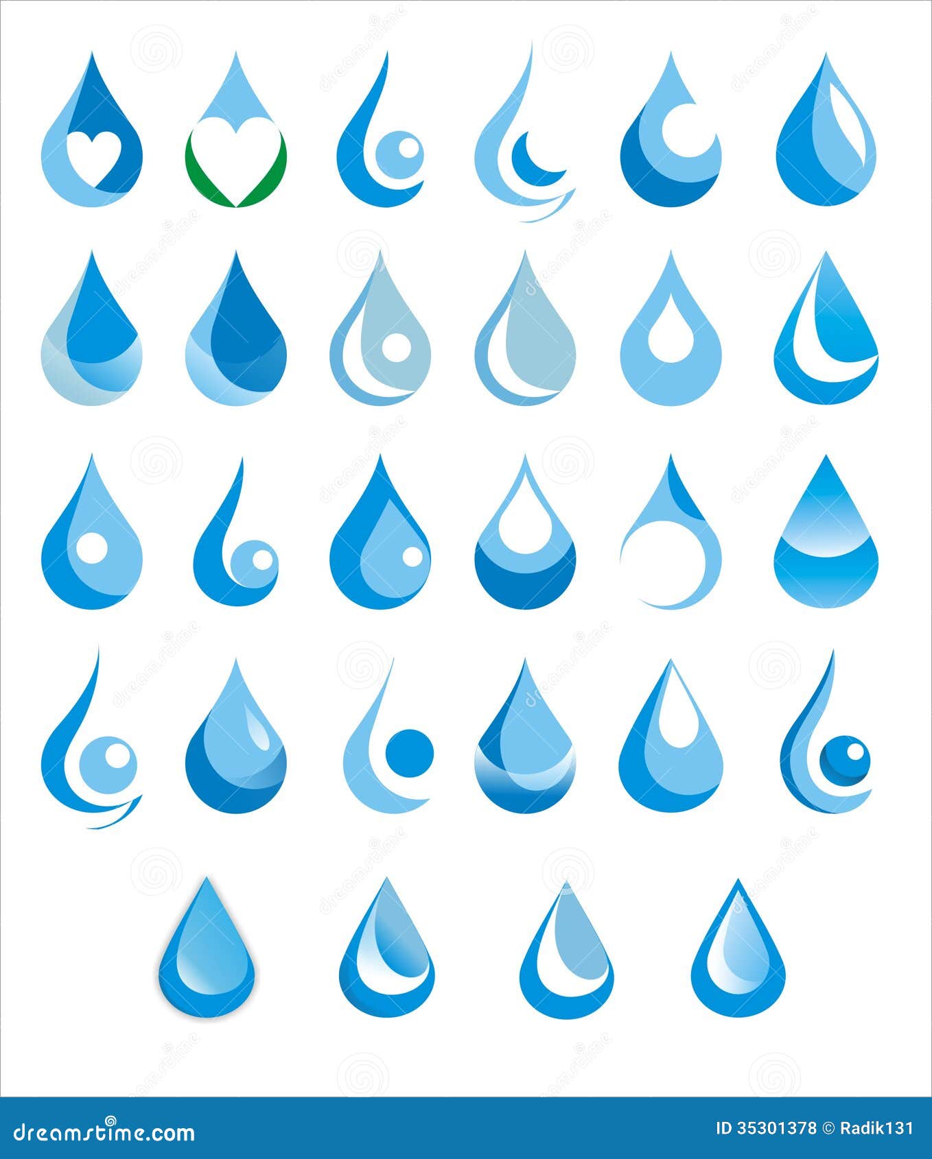 Water drop stock vector. Illustration of drop, life, drops - 35301378