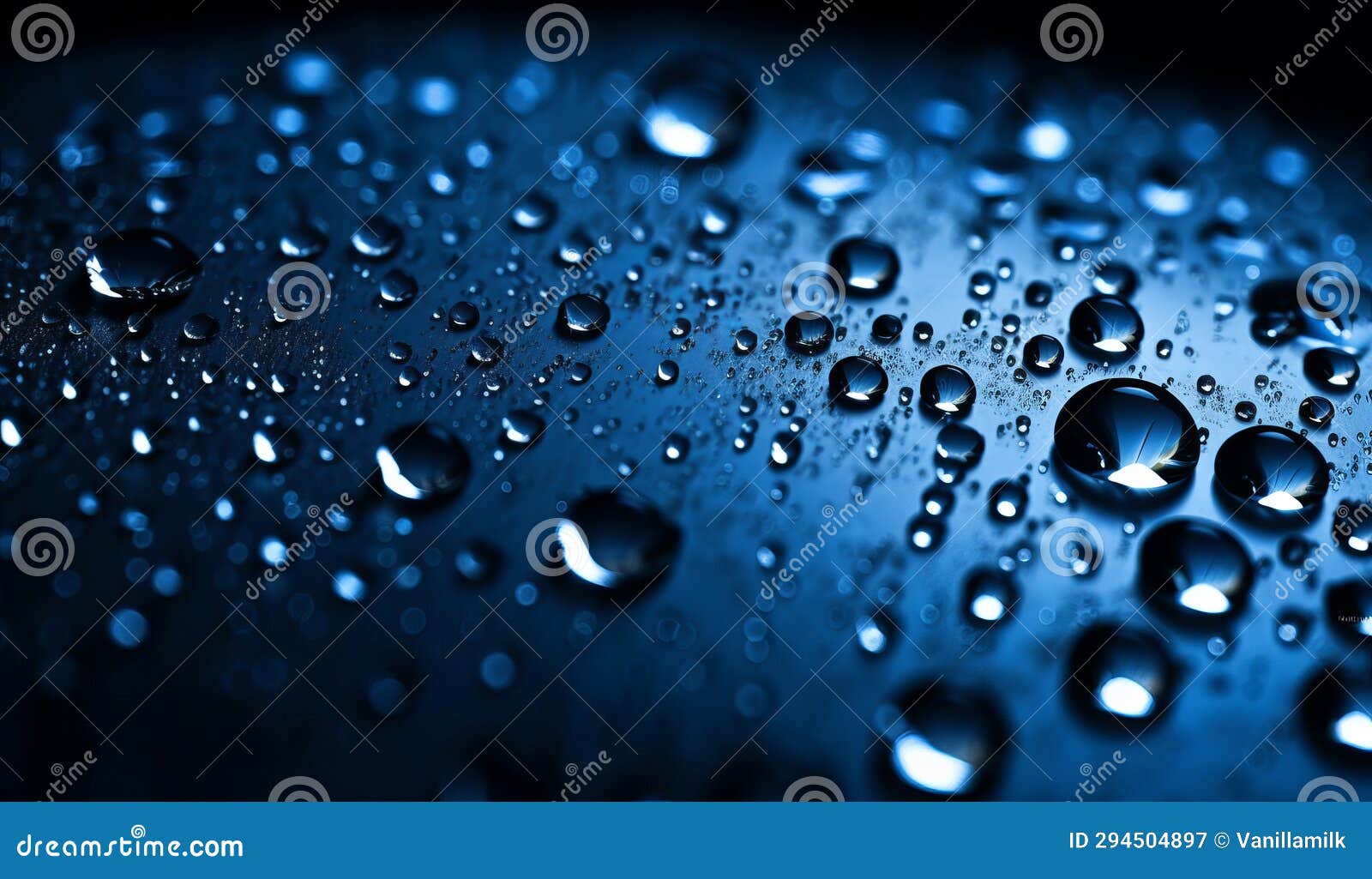 Water Drop Realistic AI Generative Image Stock Illustration