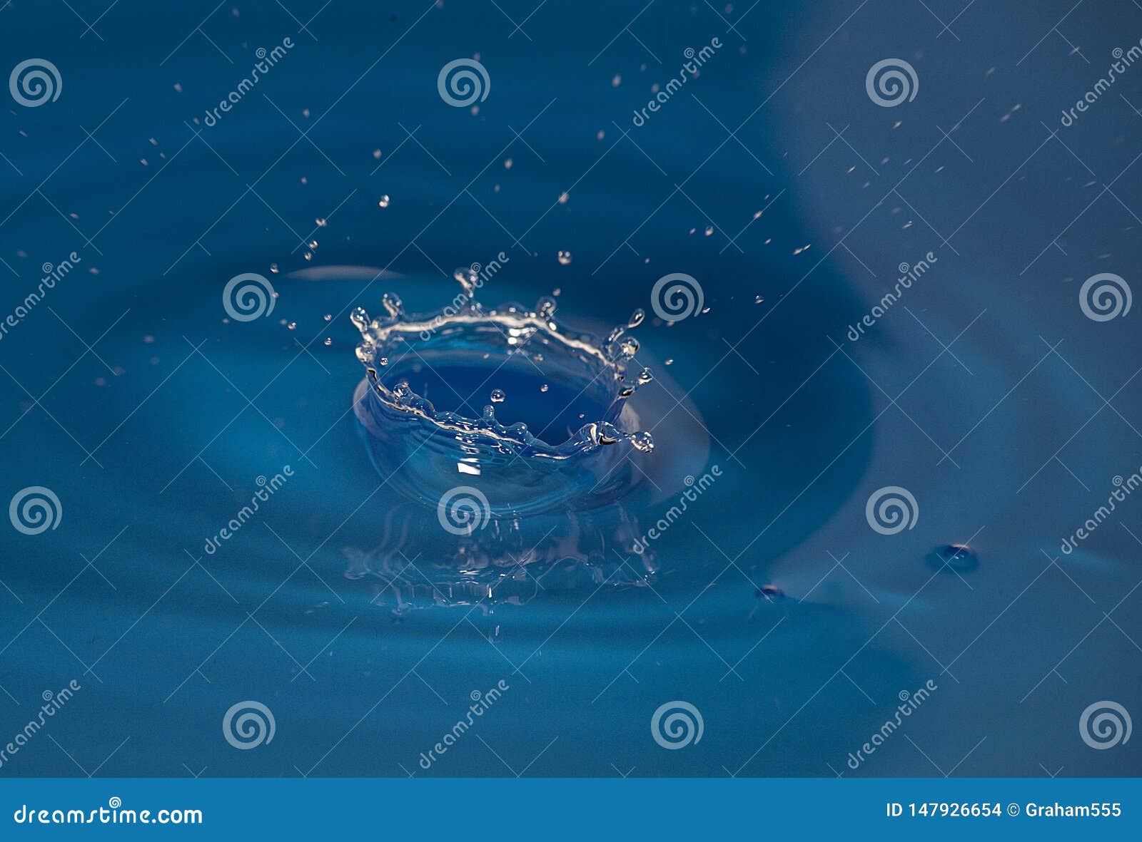 Water Droplet stock photo. Image of droplet, blue, water 147926654