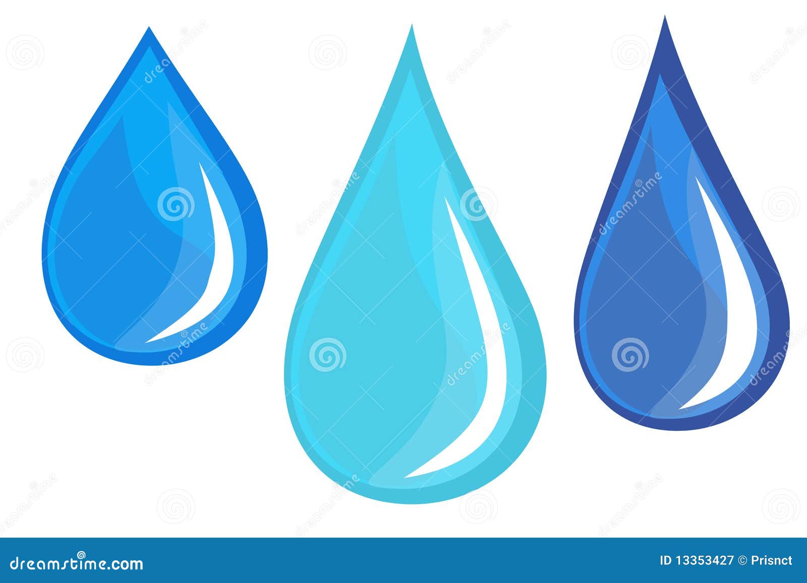 Water Droplets On A Black Background. Seamless Border Cartoon Vector