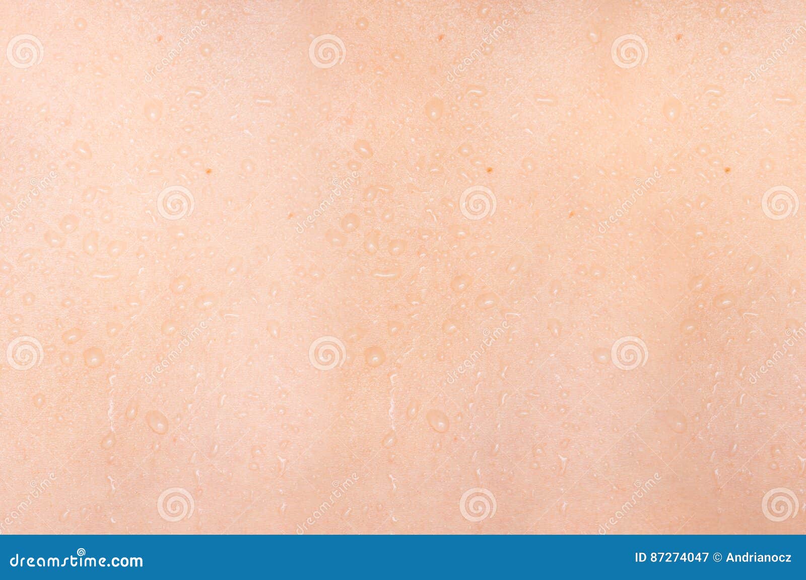Water Droplets on the Skin Background Stock Image Image of caucasian