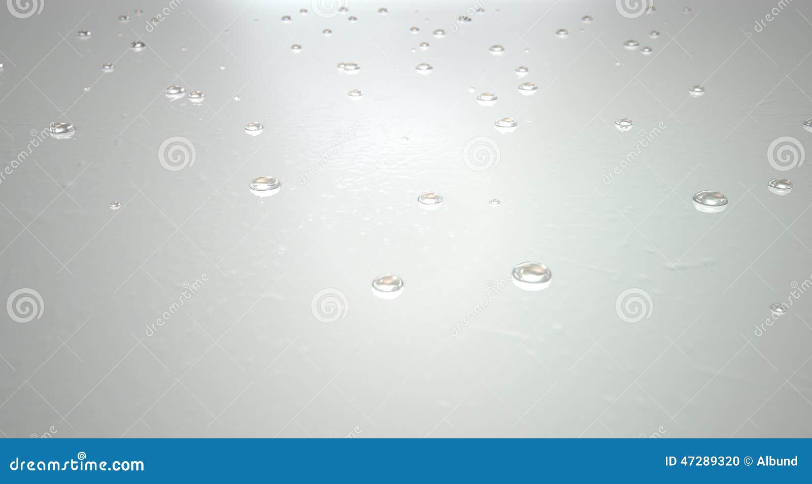 Water Droplets on White stock photo. Image of bead, water 47289320