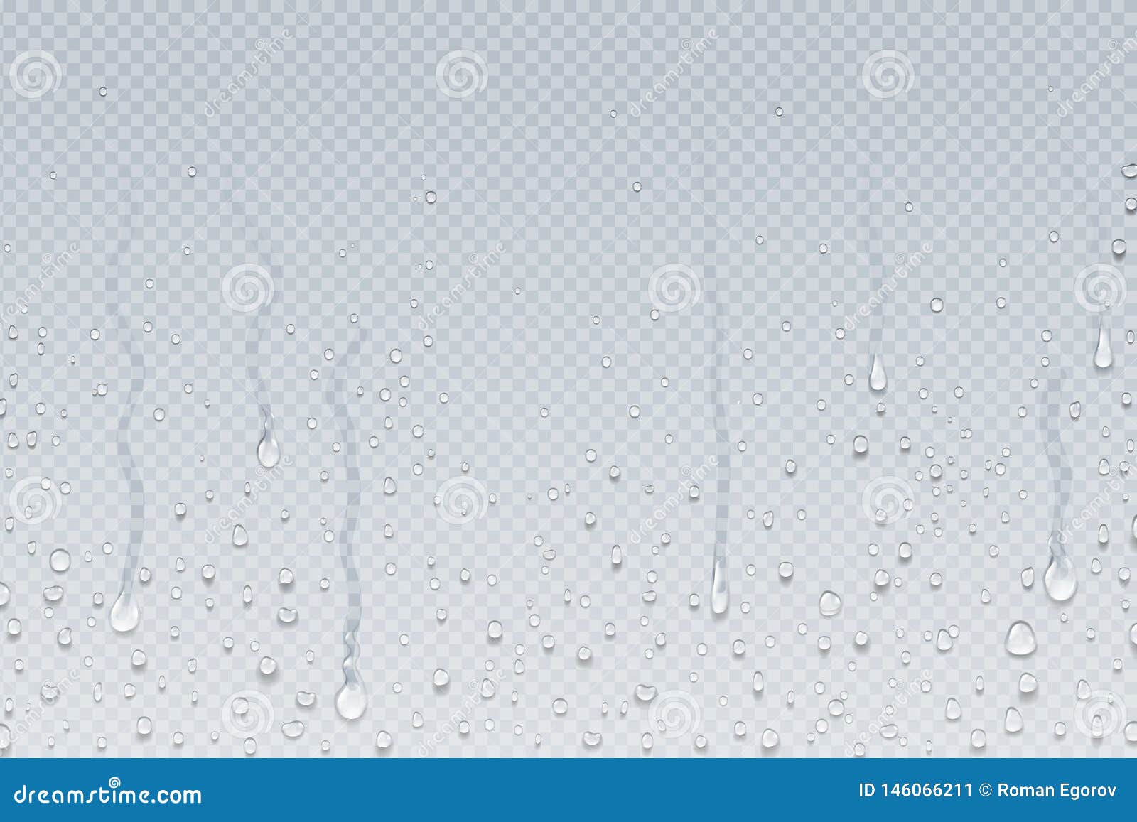 water drops background. shower steam condensation drips on transparent glass, rain drops on window.  realistic