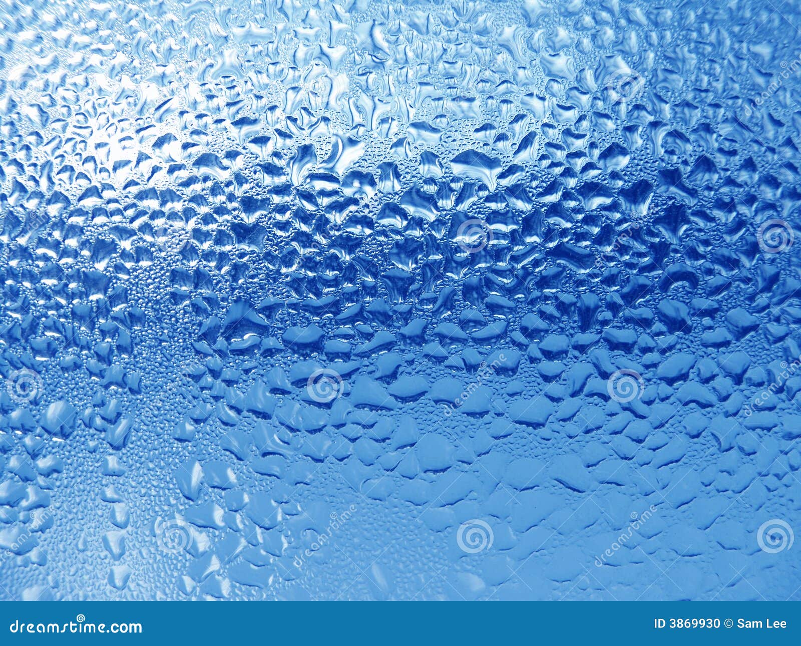 Water Drops on Glass Surface Stock Photo Image of calm, dewdrops 3869930
