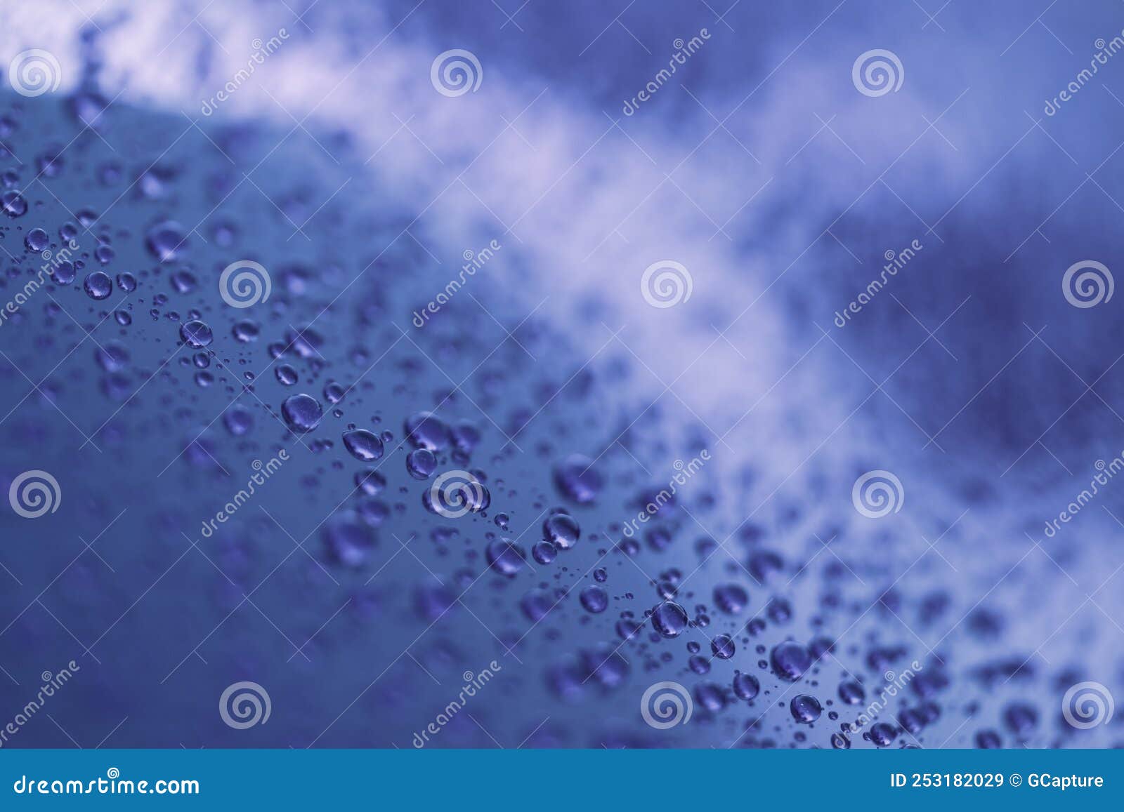 Water Drops on a Hydrophobic Car Paint Surface Stock Image Image of nano, care 253182029