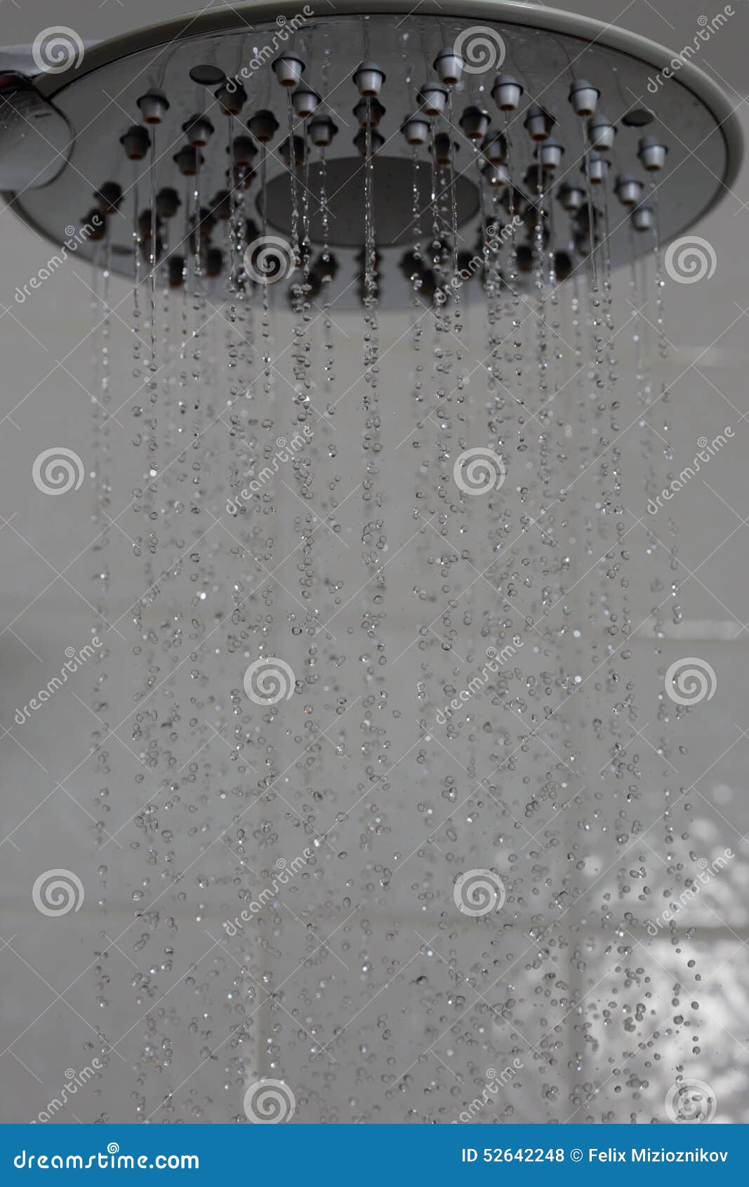 Water Drops from Shower Head Stock Photo Image of sync, high 52642248
