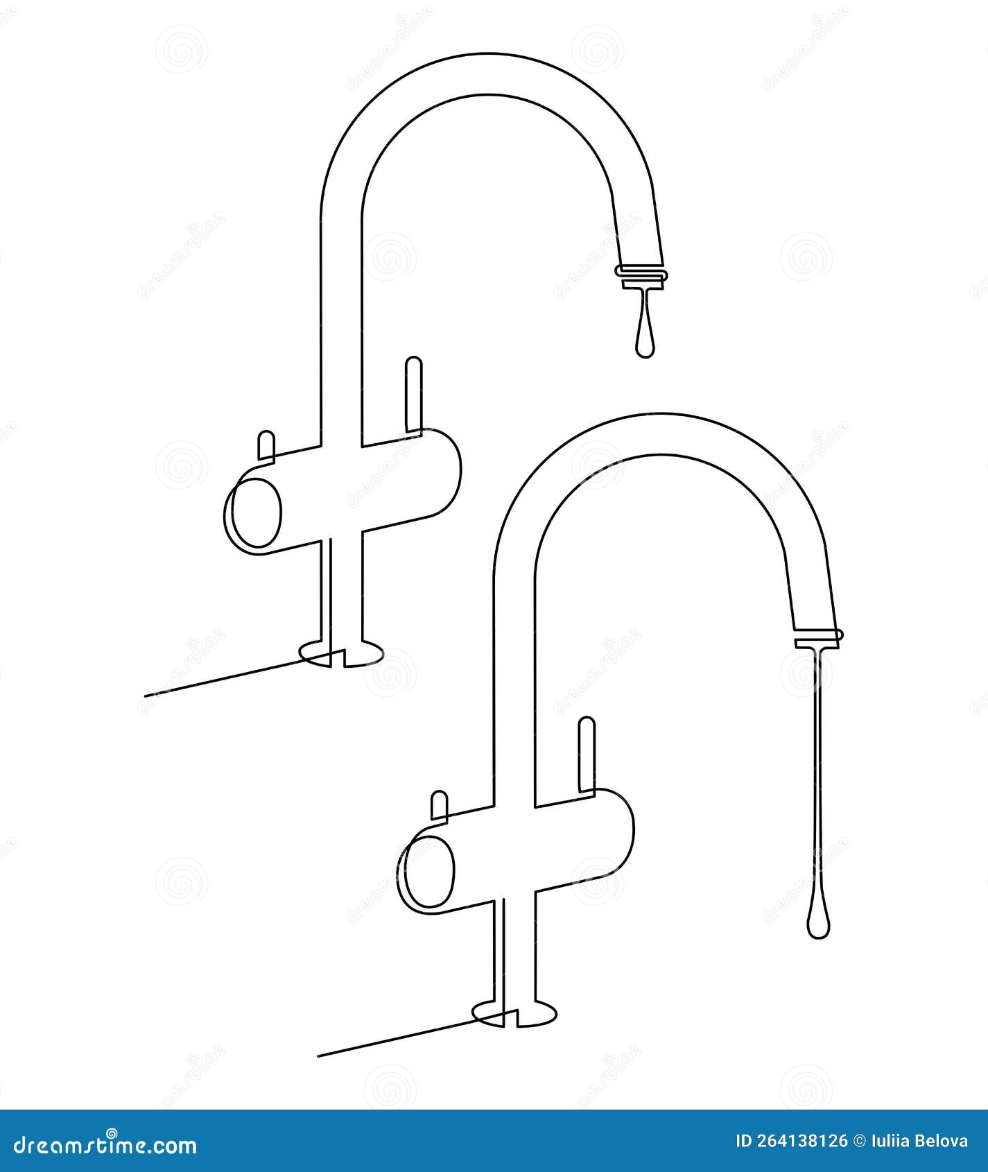 Water Faucet. Faucet for Technical and Drinking Water. Faucet for