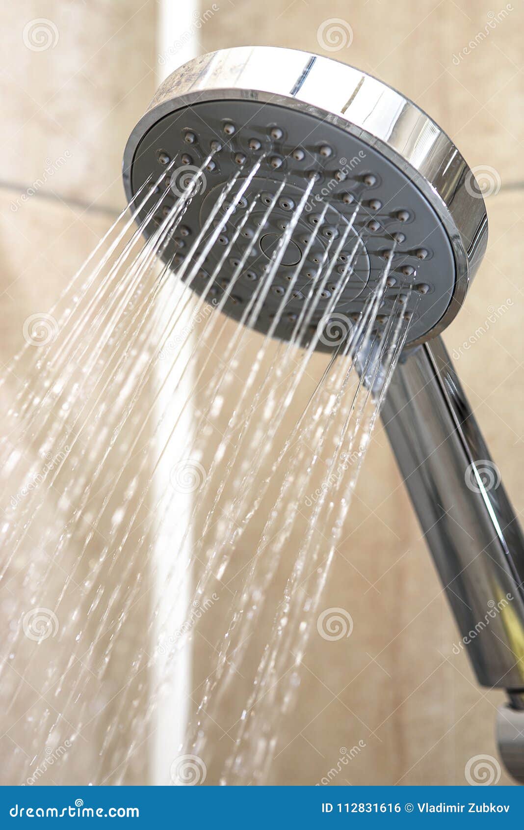 Water Flows from the Shower Stock Photo Image of brown, cherry 112831616
