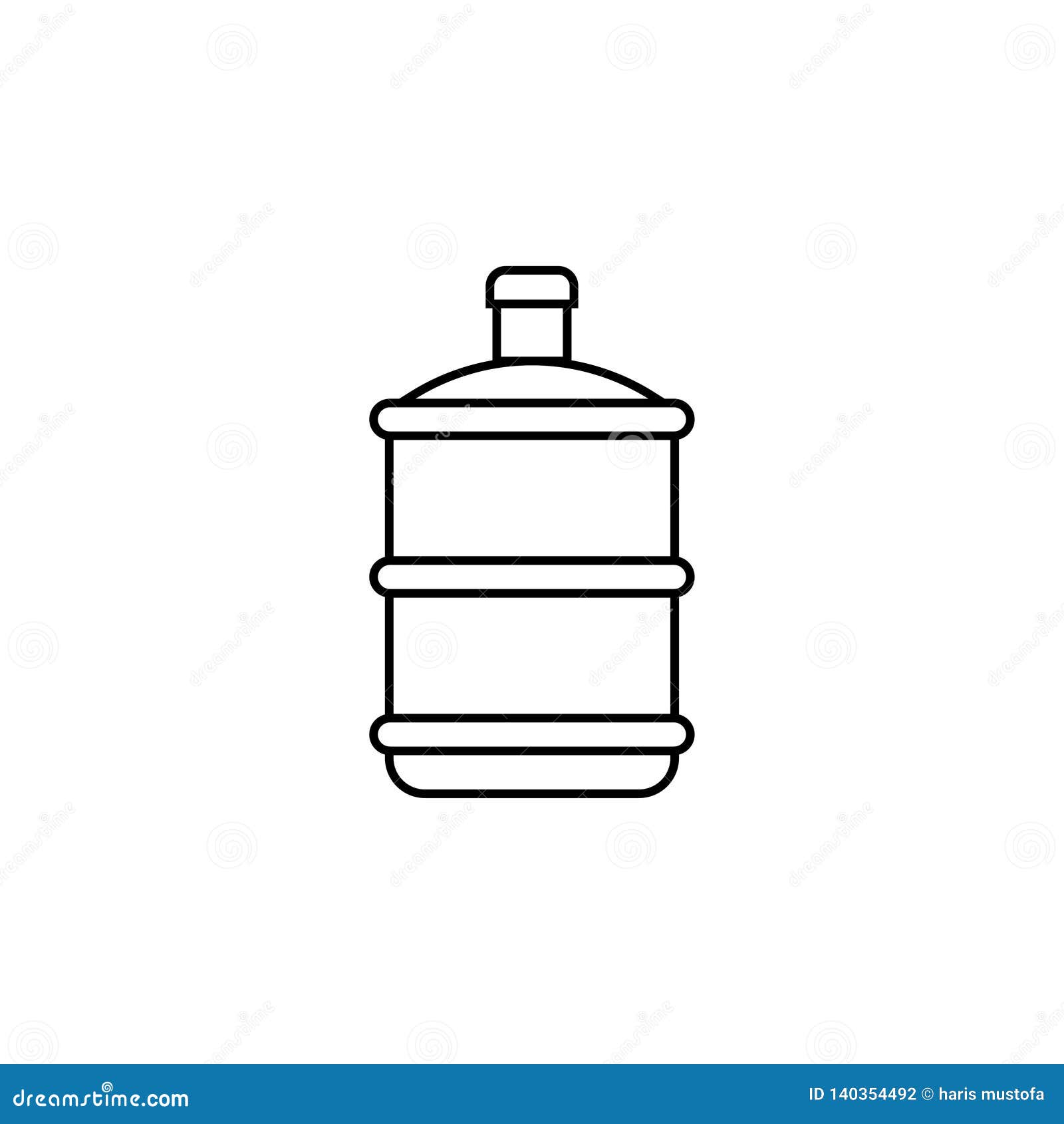 Water Gallon Icon Design Template Vector Isolated Stock Vector ...