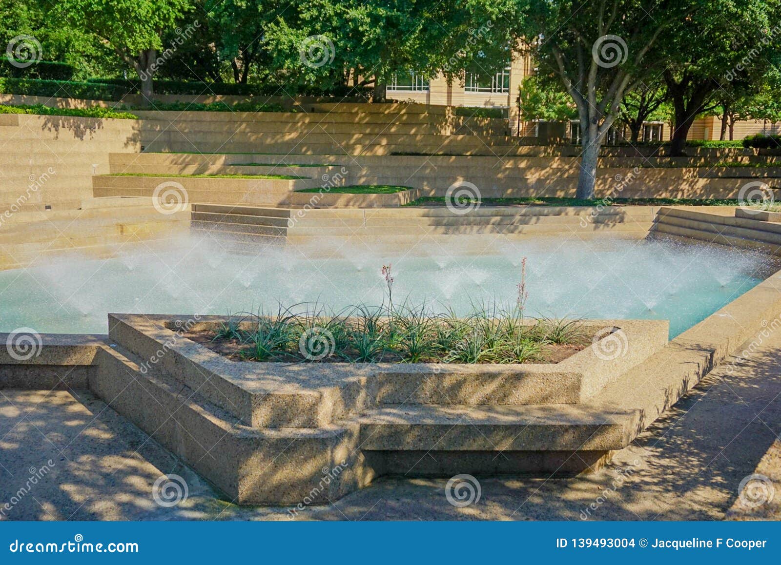 The Water Gardens In Fort Worth Texas Stock Photo Image Of