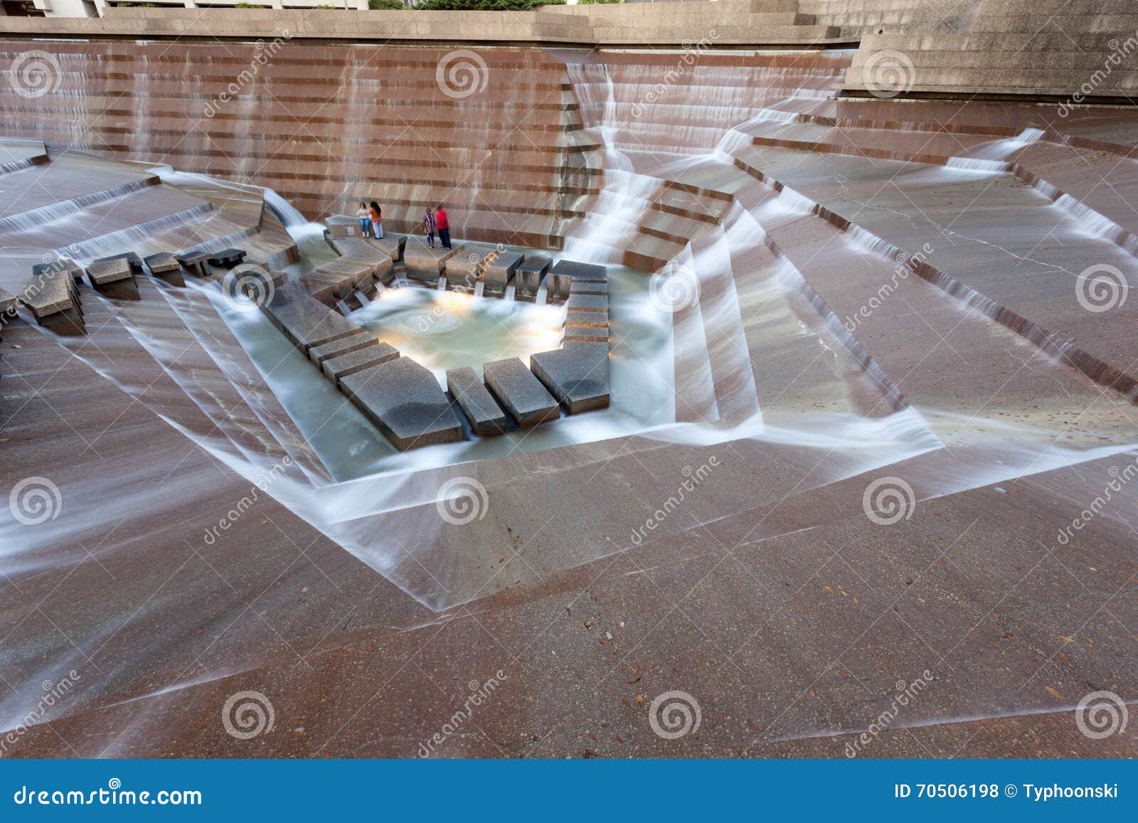 Water Gardens In Fort Worth Tx Usa Editorial Stock Photo Image