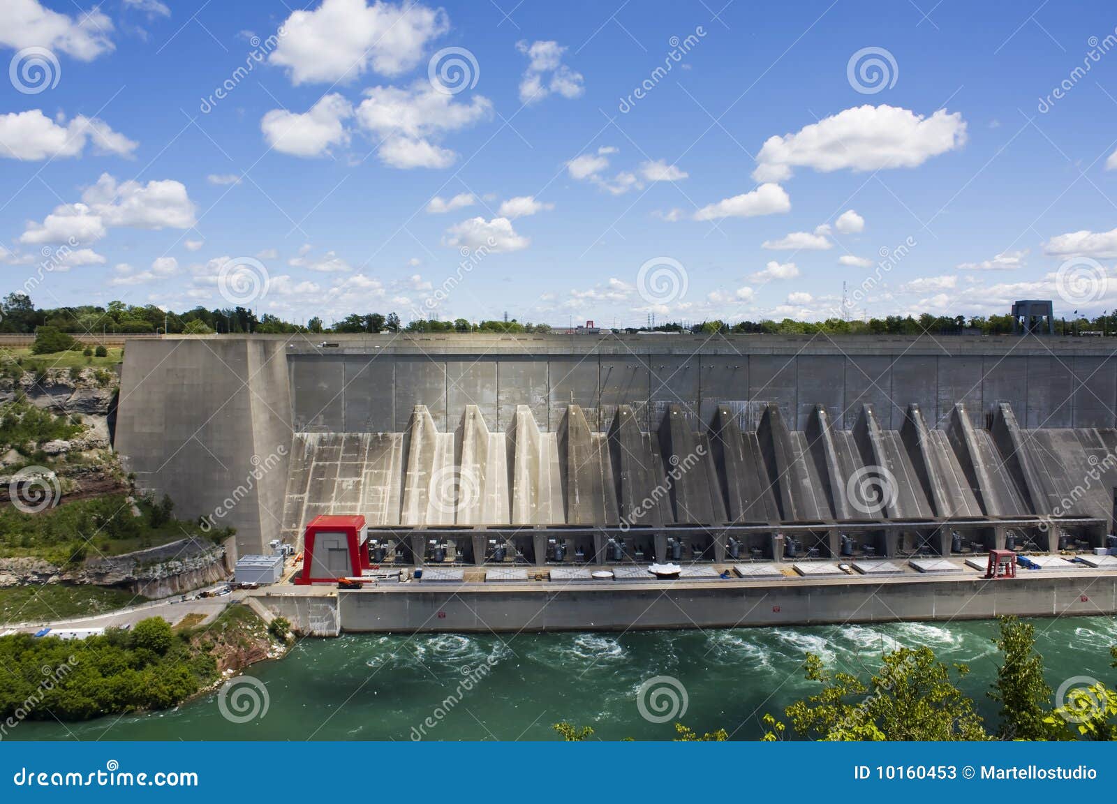 Water Hydro Dam stock image. Image of nature, falls, architecture 10160453
