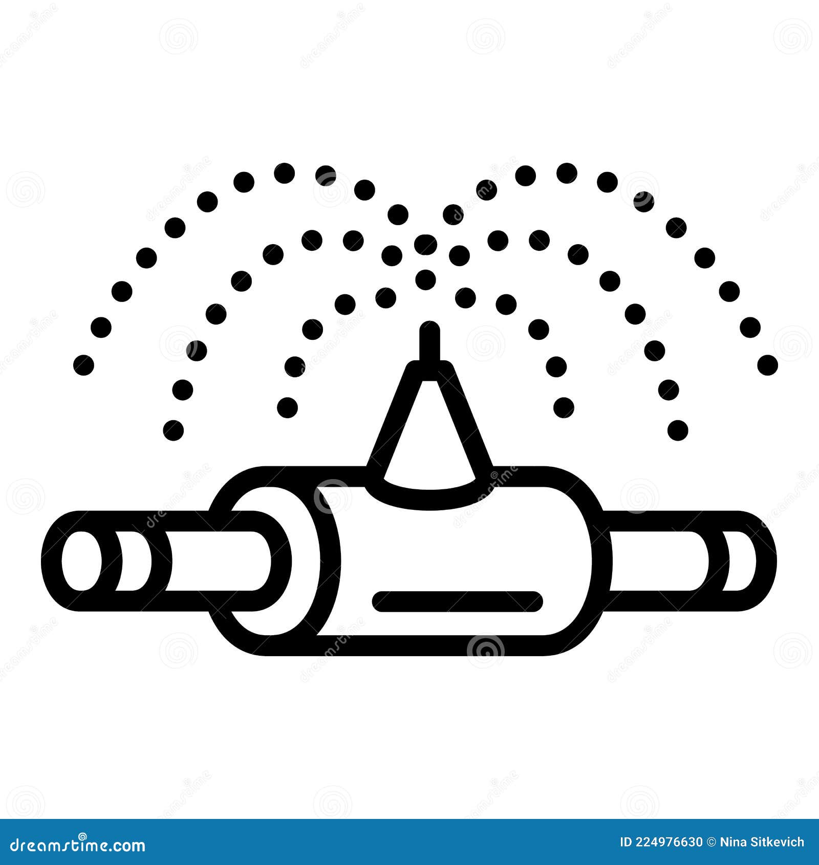 Irrigation Generic Outline Color icon