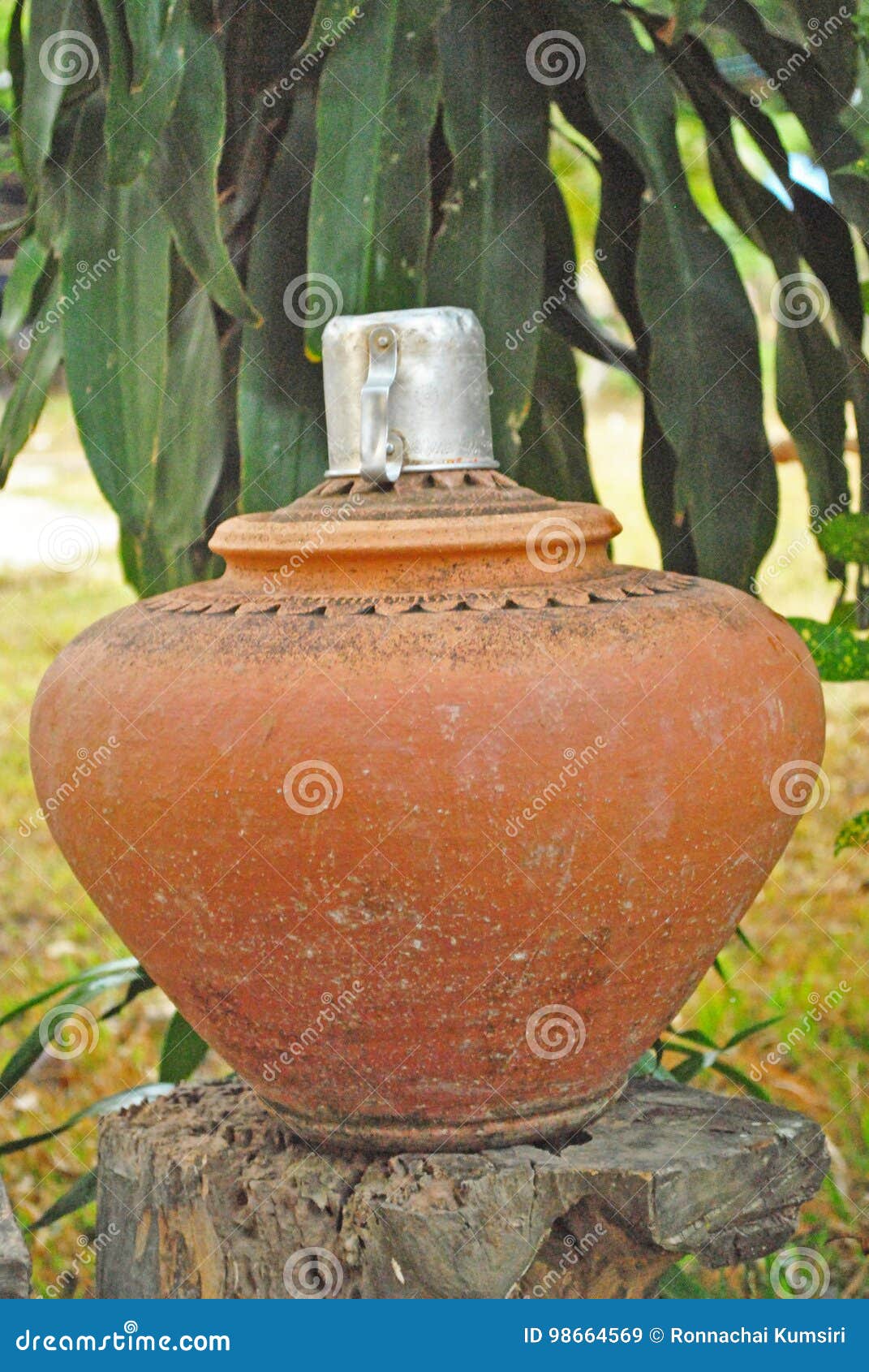 Water Jar for Drinking Water Stock Image Image of mason, thailand 98664569