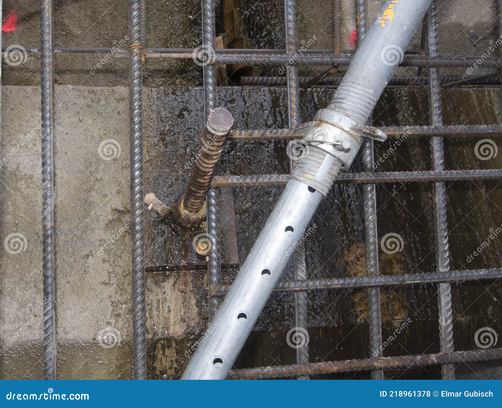 Water Leakage in Hydraulic Engineering Stock Photo Image of house