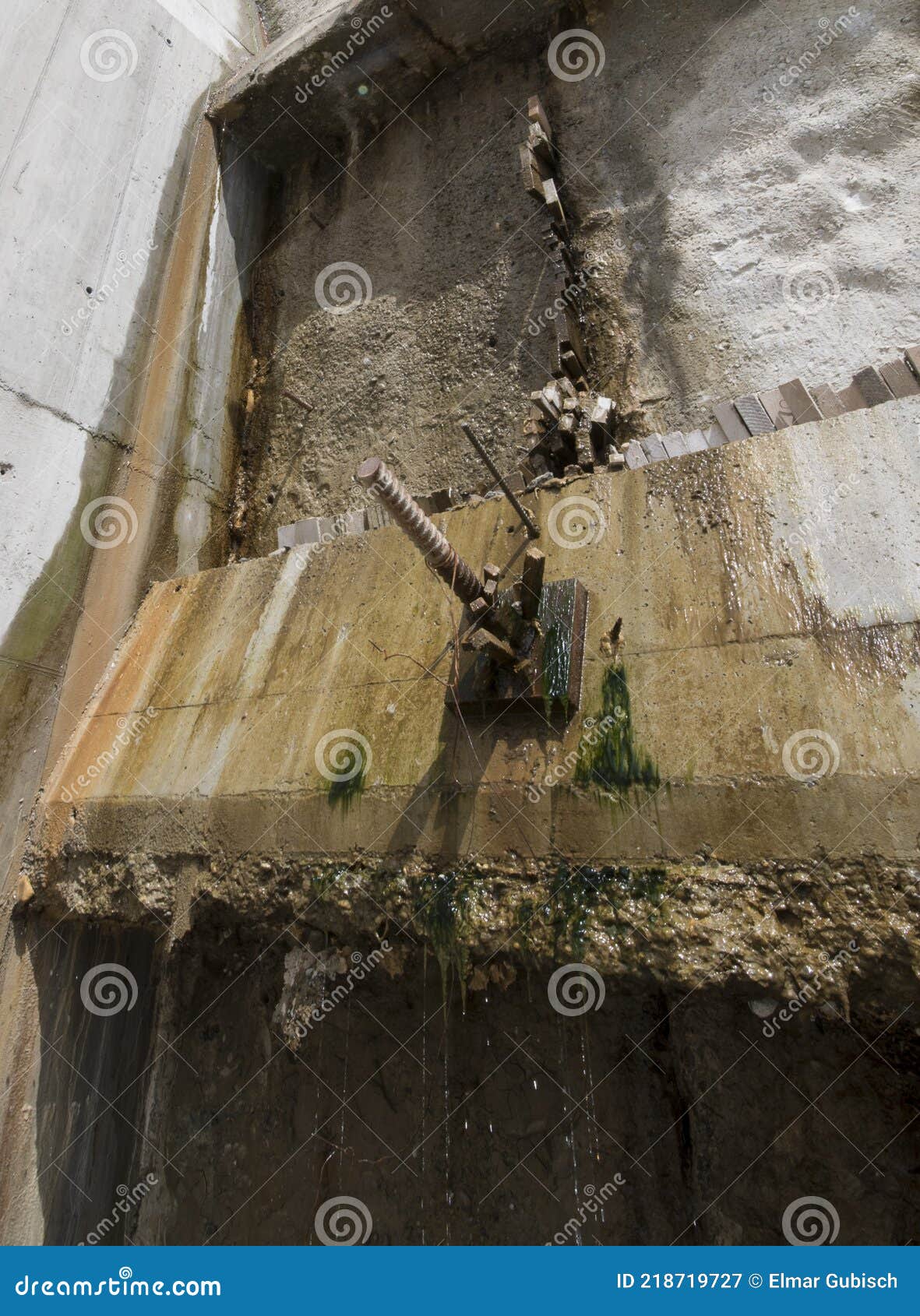 Water Leakage in Hydraulic Engineering Stock Image Image of planning