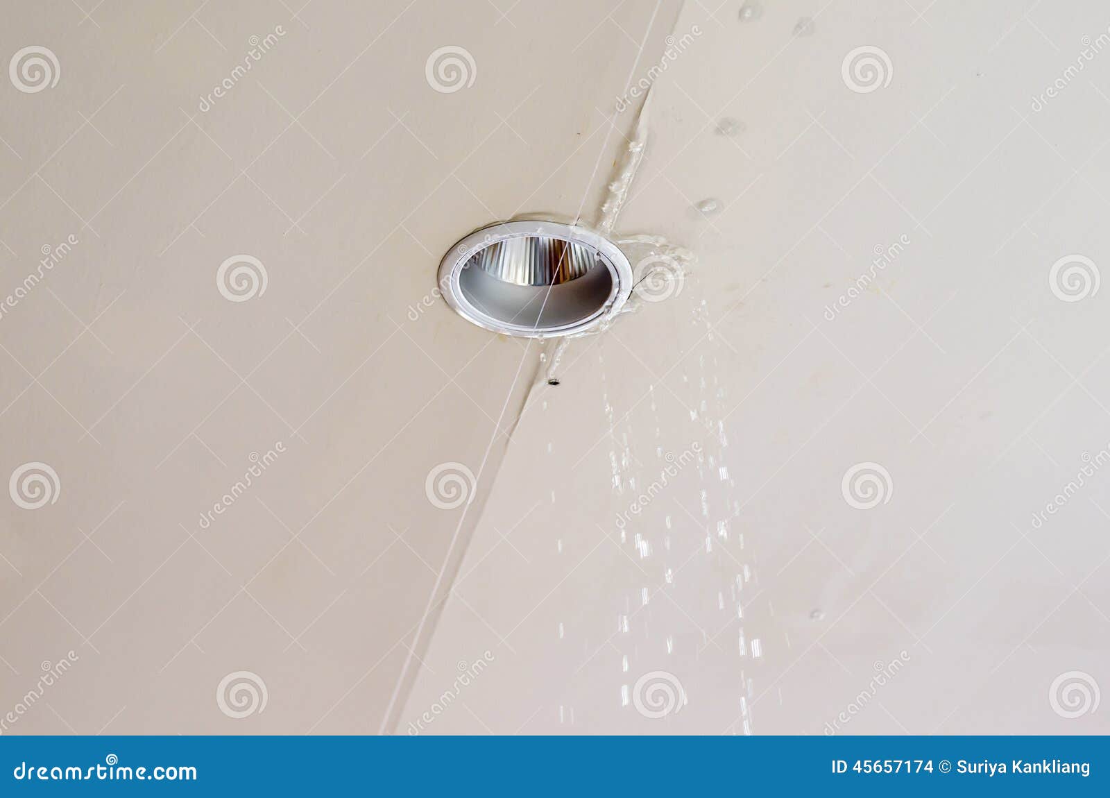 Water Leaking From Ceiling Stock Photo Image Of Mildew