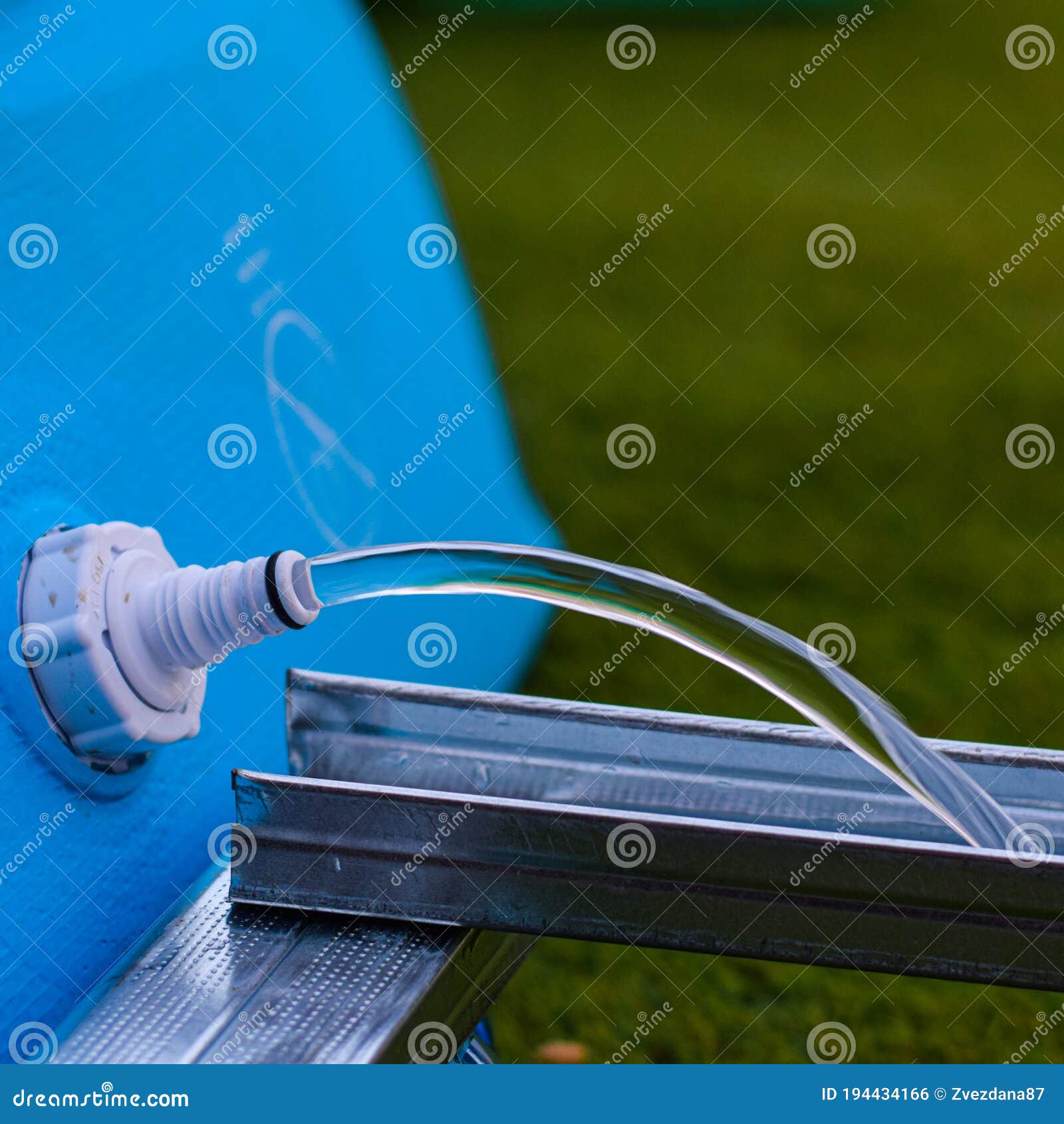 Water is Leaking from the Pool Stock Photo Image of leaking, water