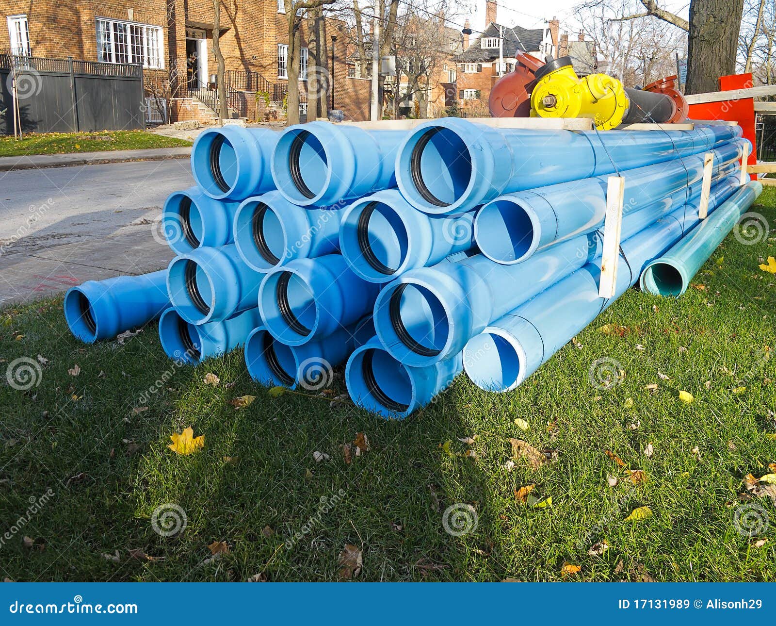 Water mains repair stock image. Image of municipality 17131989