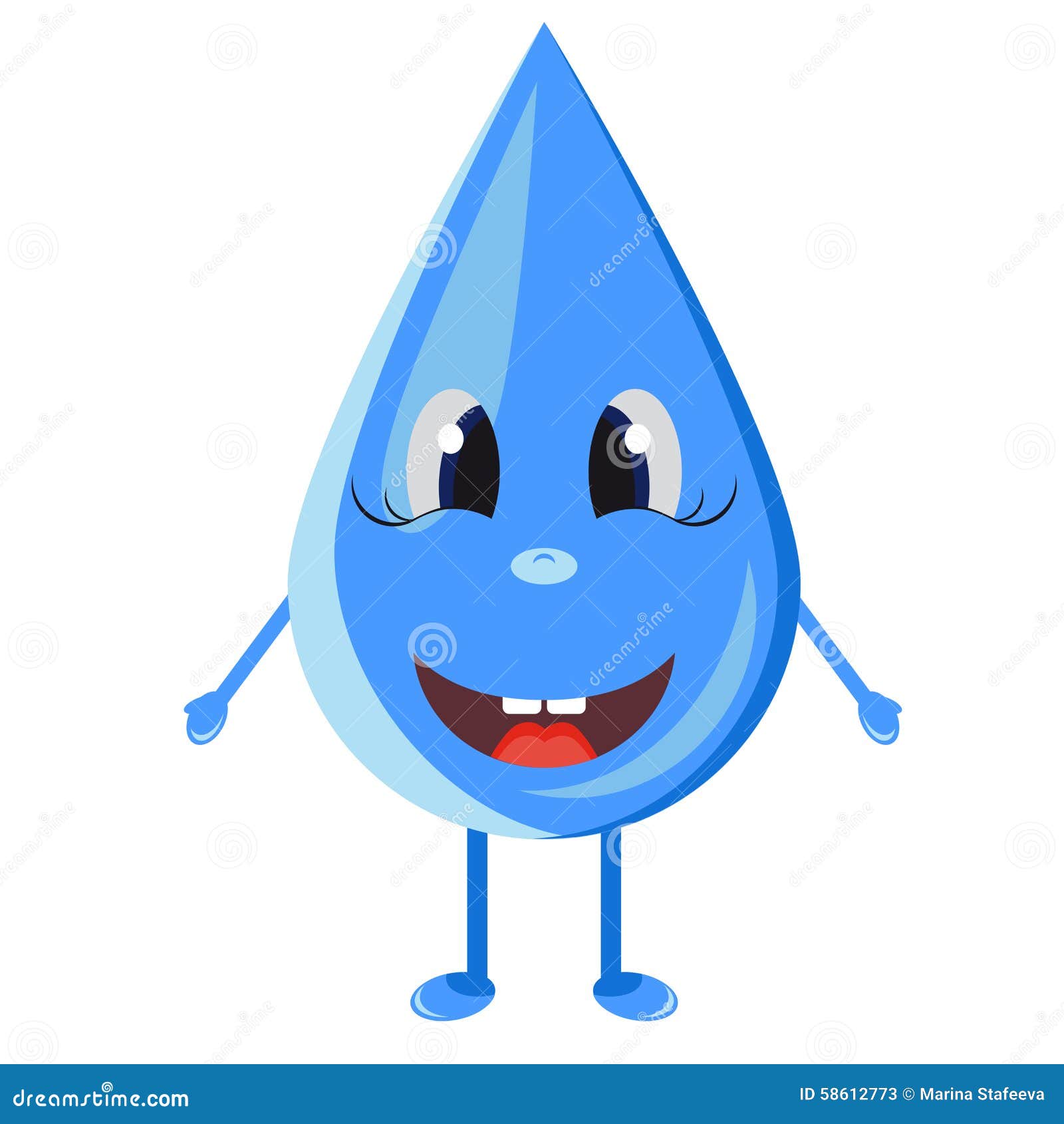 Waterman stock vector. Illustration of hygiene, nature 58612773