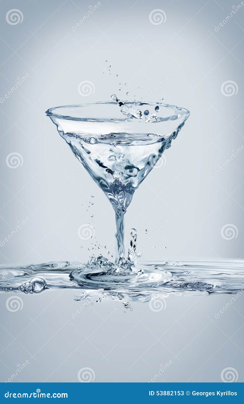 Water Martini Glass stock image. Image of liquor, splashing 53882153