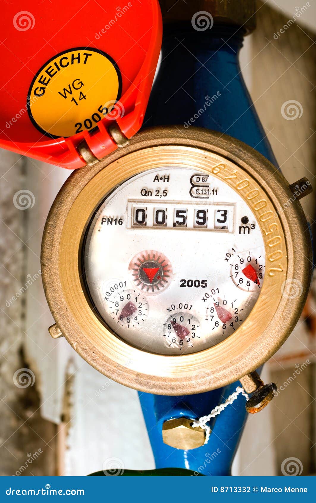 Water Meter House On White Background Sewerage Energy Technology