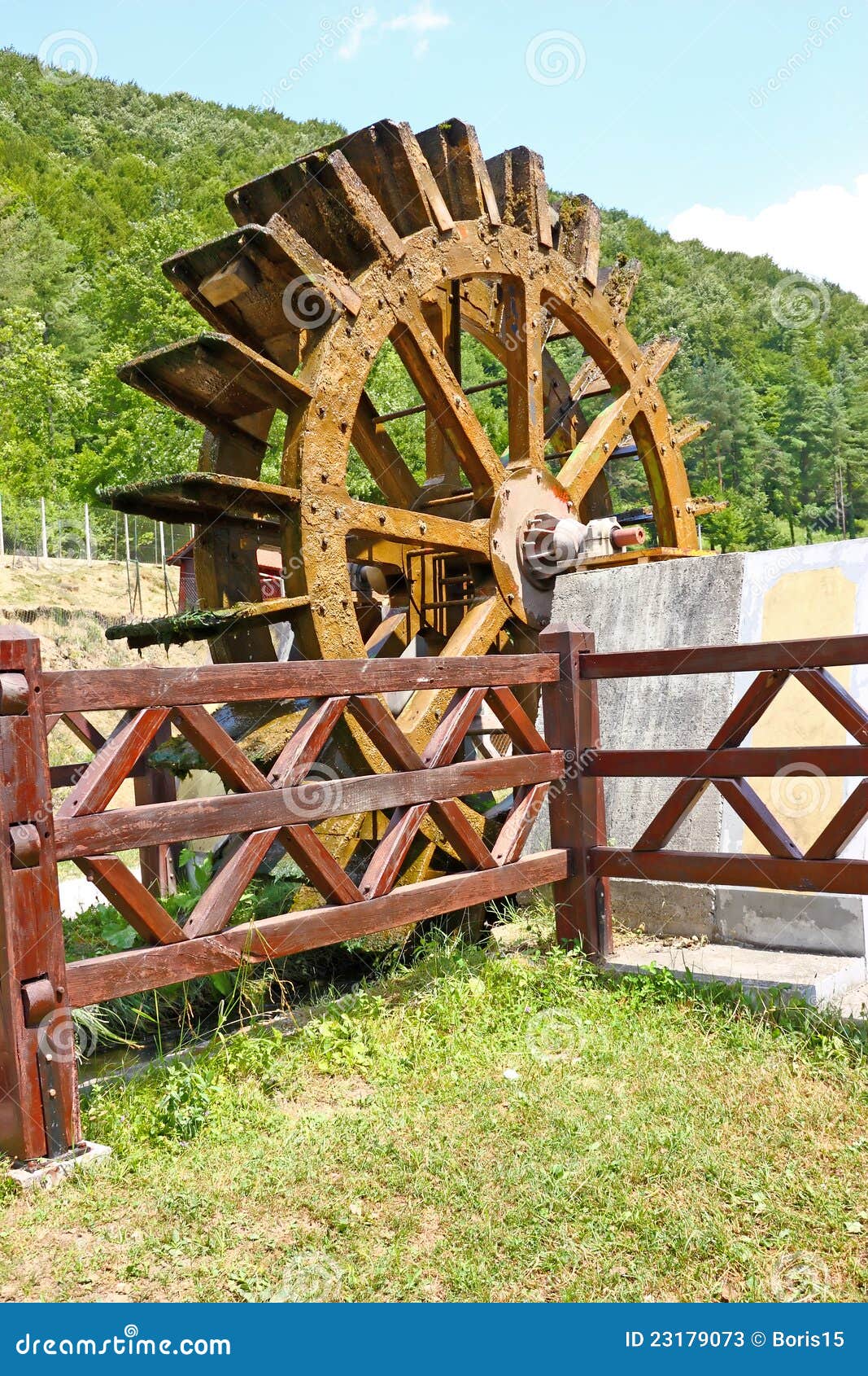 Water mill stock image. Image of alternative, construction 23179073