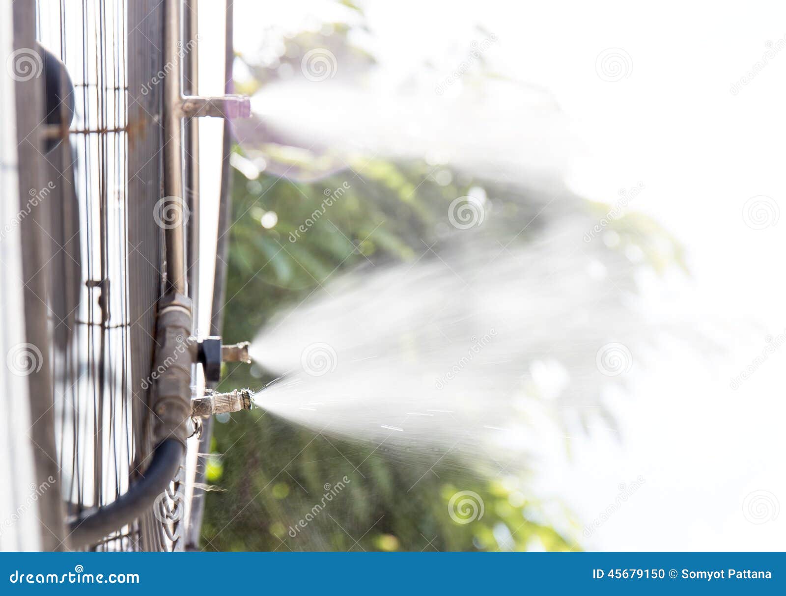 Water mister fan stock photo. Image of spray, nozzle 45679150