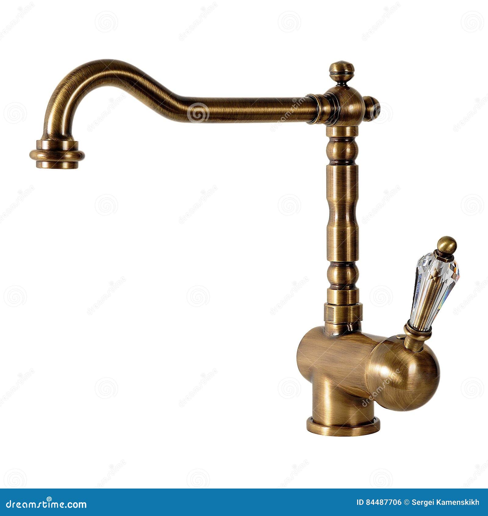 Water mixer for bathroom stock photo. Image of bronze 84487706
