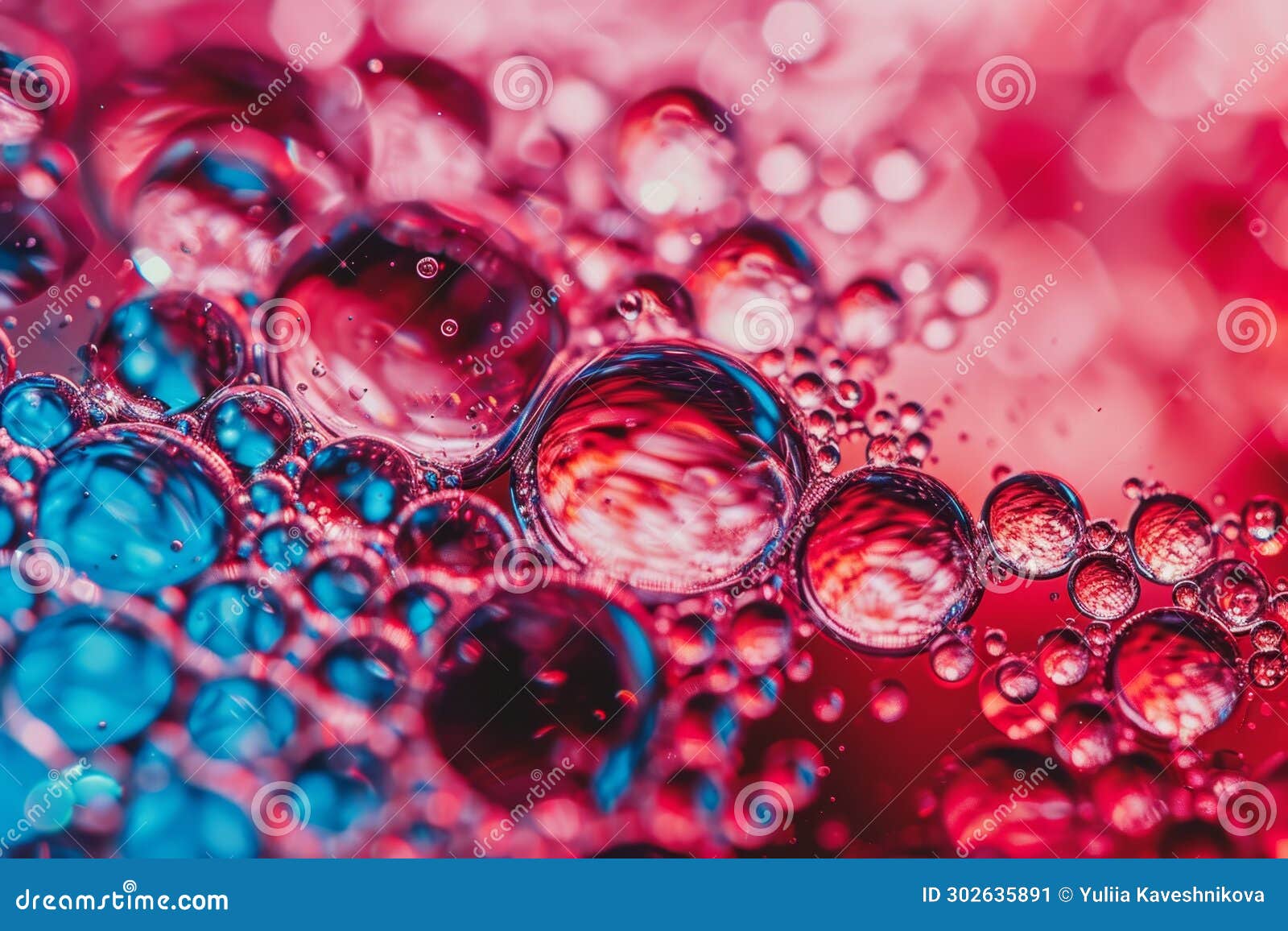 Water Molecule Hydrogen Oxygen Atoms Molecules Magnification Microscope