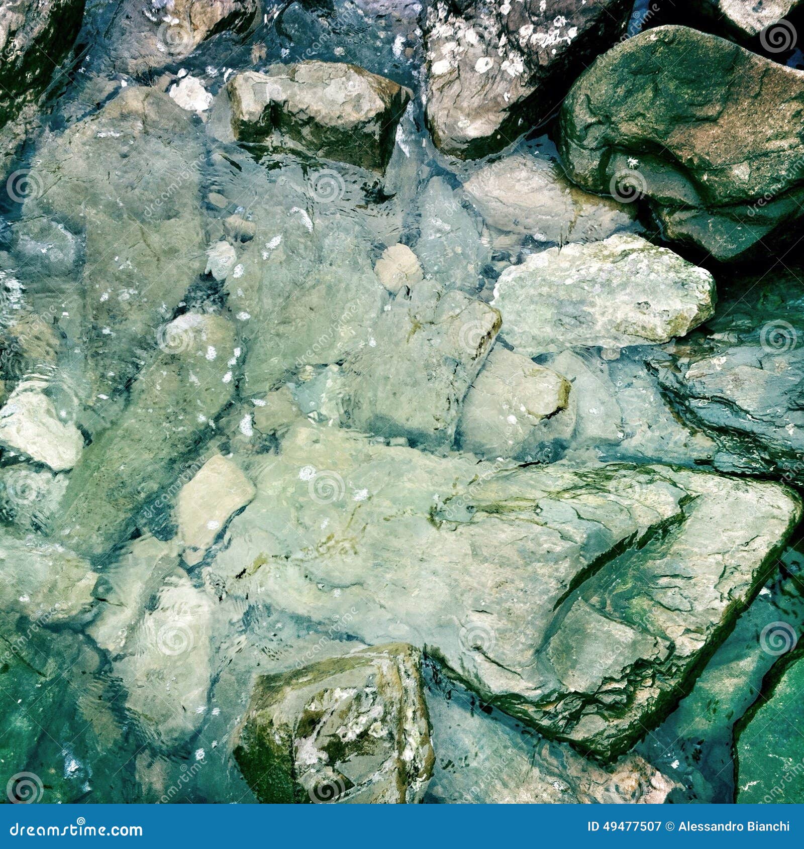 Water over rocks stock image. Image of rock, natural 49477507