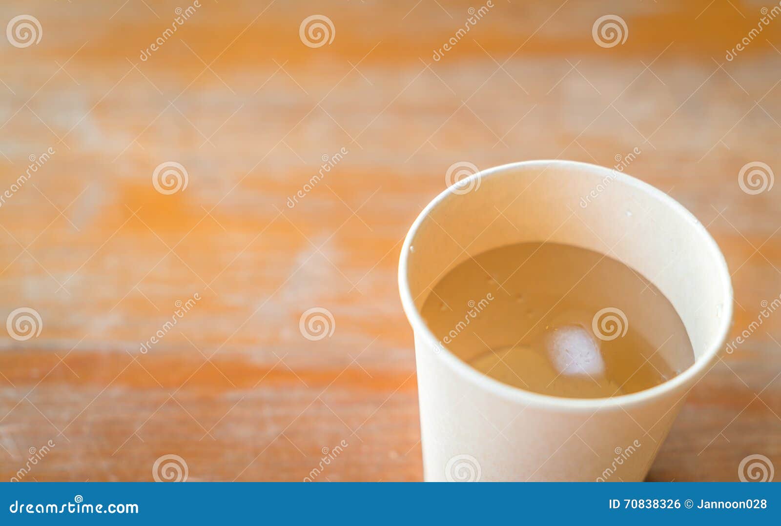 Water in paper cups. stock photo. Image of environment 70838326