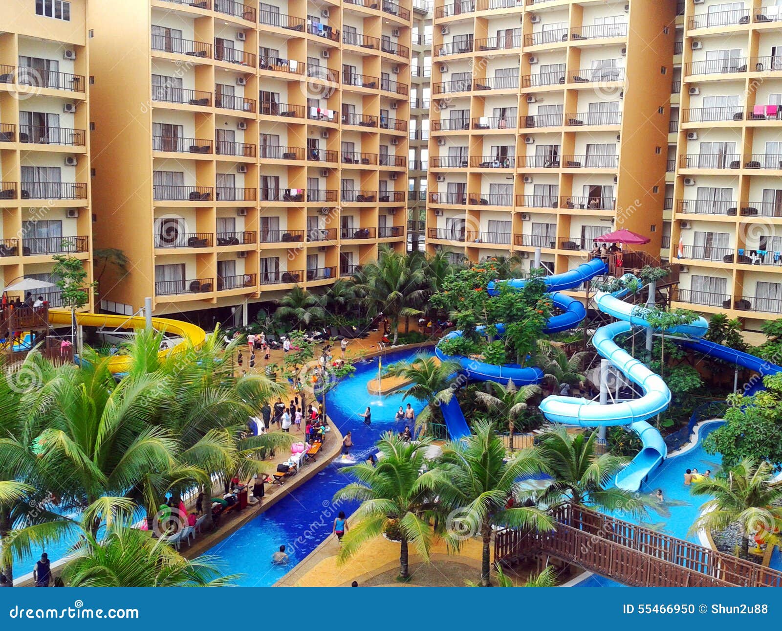 Water Park editorial image. Image of families, cheerful 