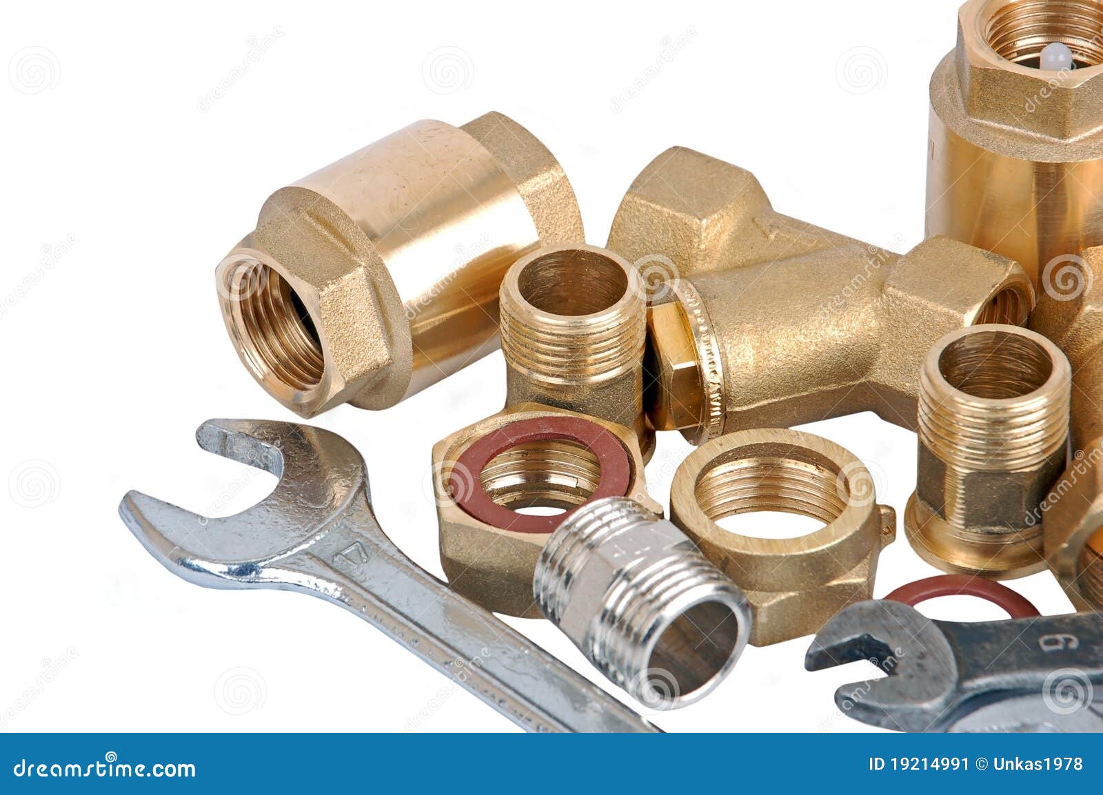 Water Pipe Valve and Wrench Stock Image Image of mechanical, conduit 19214991