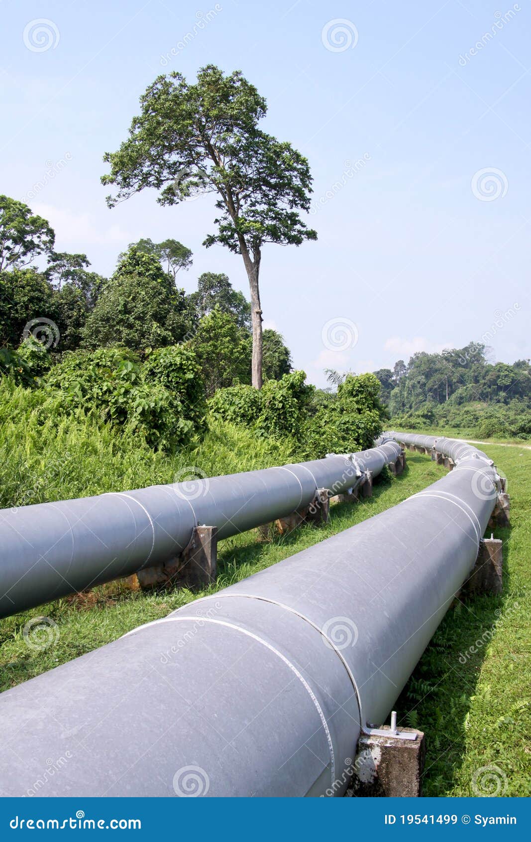 Water pipeline, Brunei stock image. Image of method, business 19541499