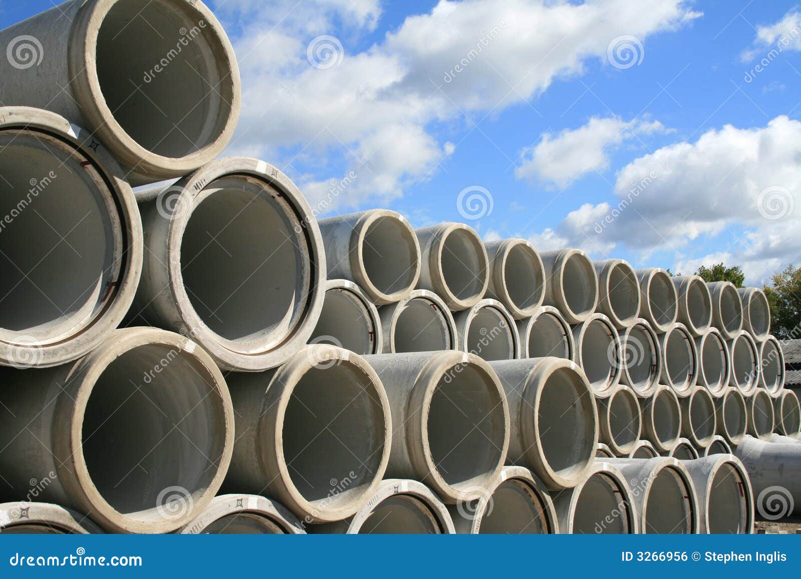 Water pipes stock photo. Image of piles, industry, piled 3266956