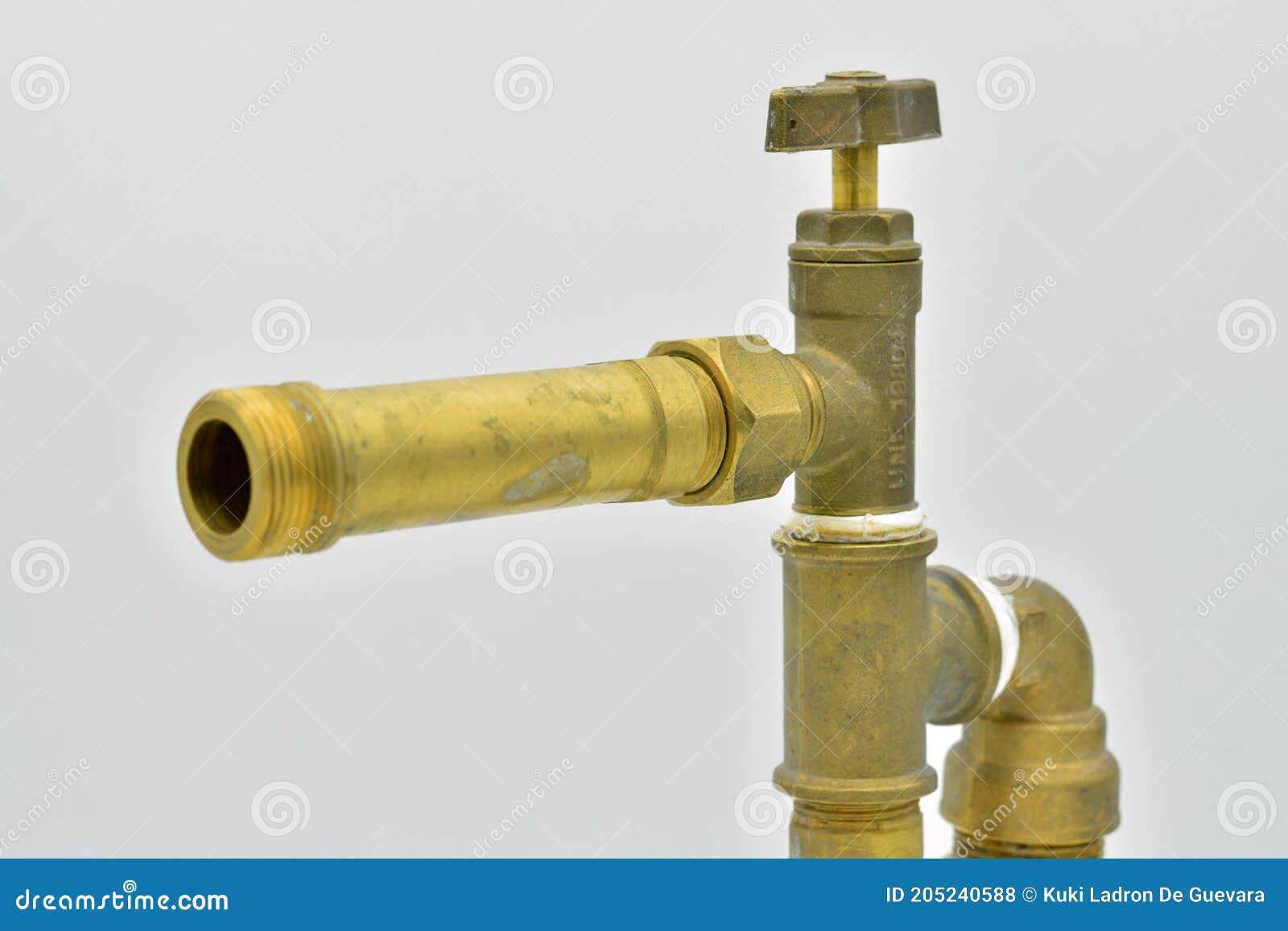 water pipes with shut-off valve