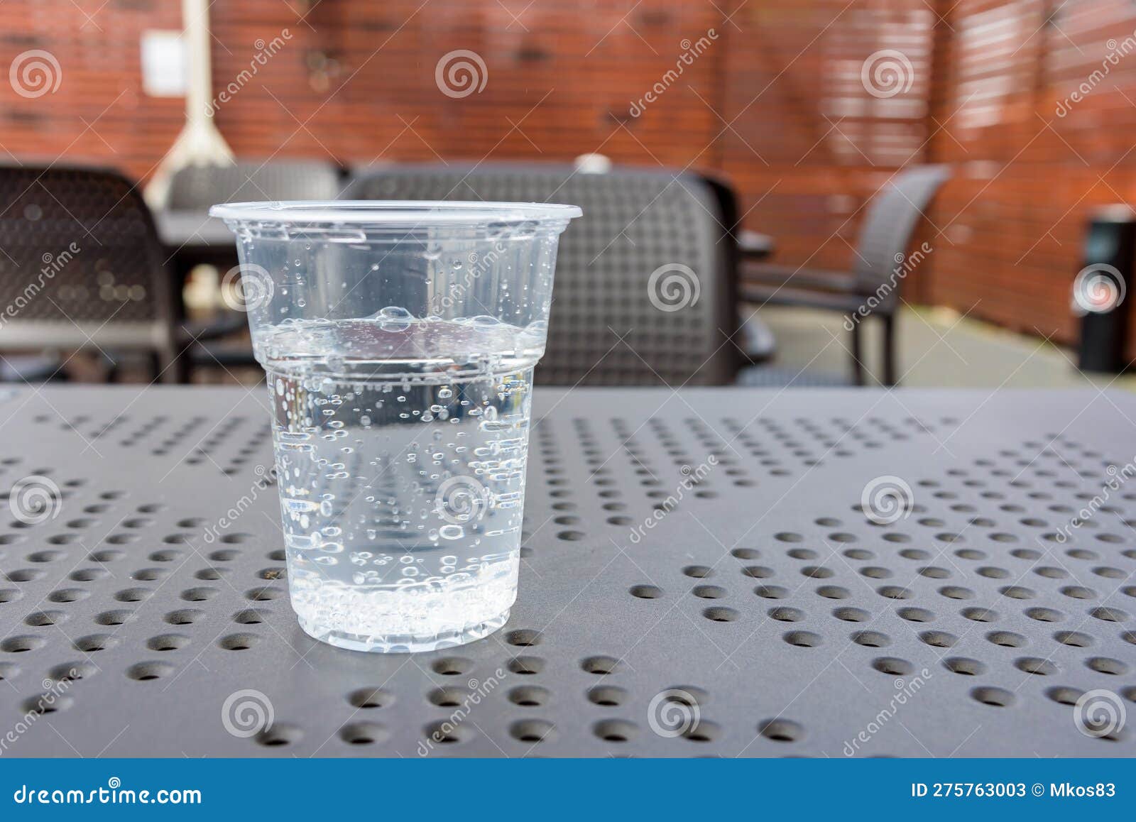 Water in a plastic cup stock image. Image of plastic 275763003
