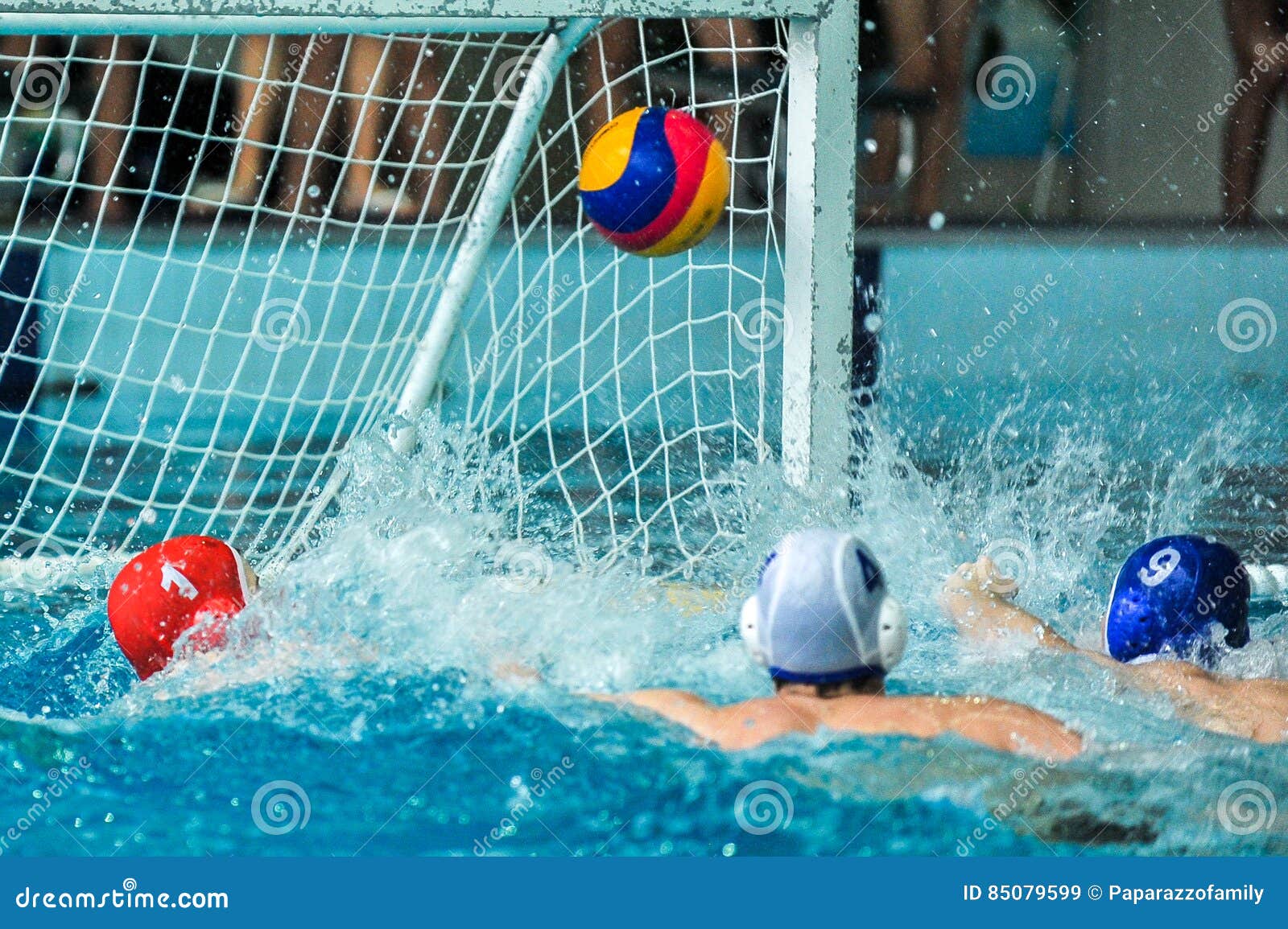 Water Polo Game Competitors during Ukrainian Open Championship