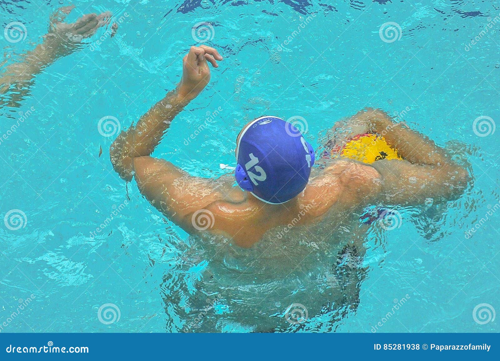 Water Polo Game Competitors during Ukrainian Open Championship