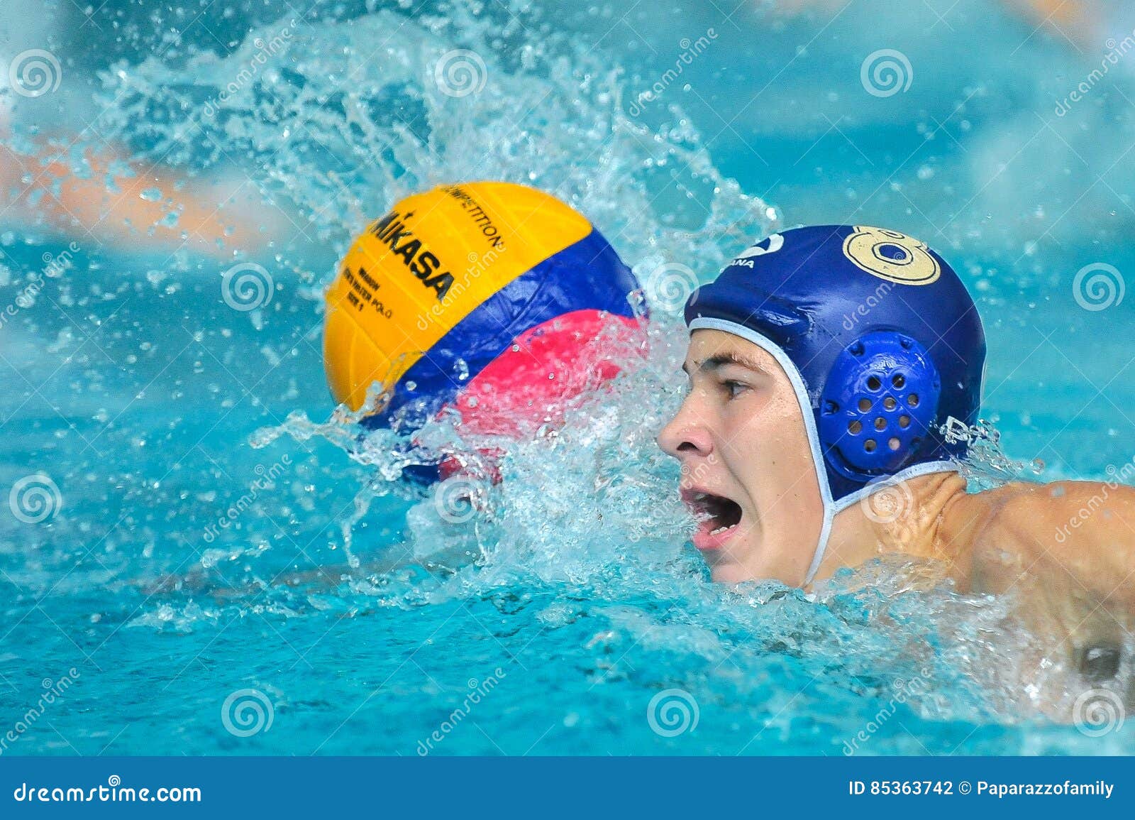 Water Polo Game Competitors during Ukrainian Open Championship