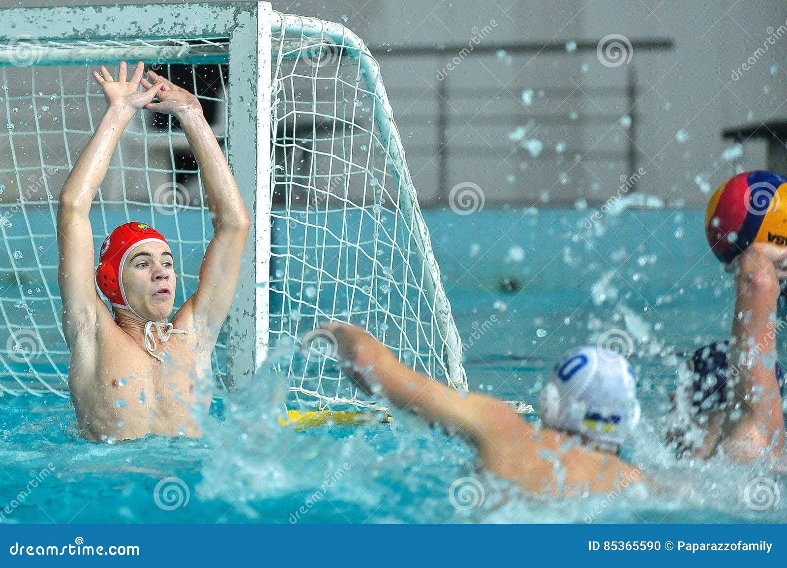 Water Polo Game Competitors during Ukrainian Open Championship