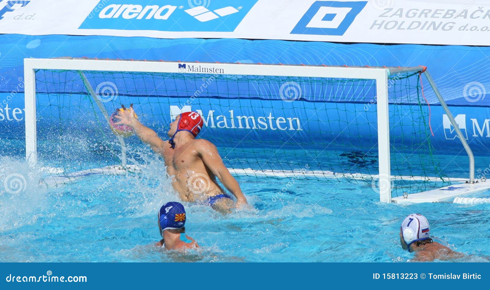 Water Polo / Goal editorial stock photo. Image of polo 15813223